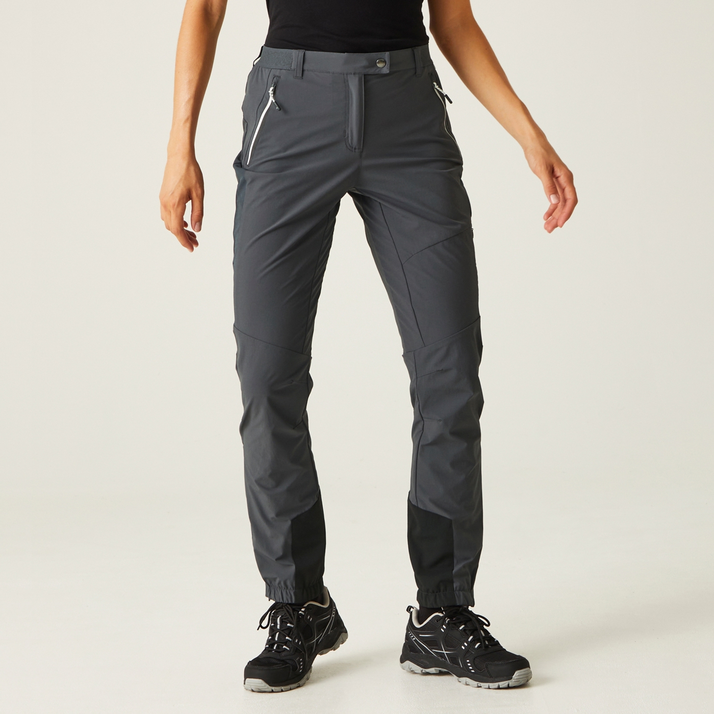 Regatta Women's Grey Mountain Iii Walking Trousers - Seal - Seal Size 16 Uk R