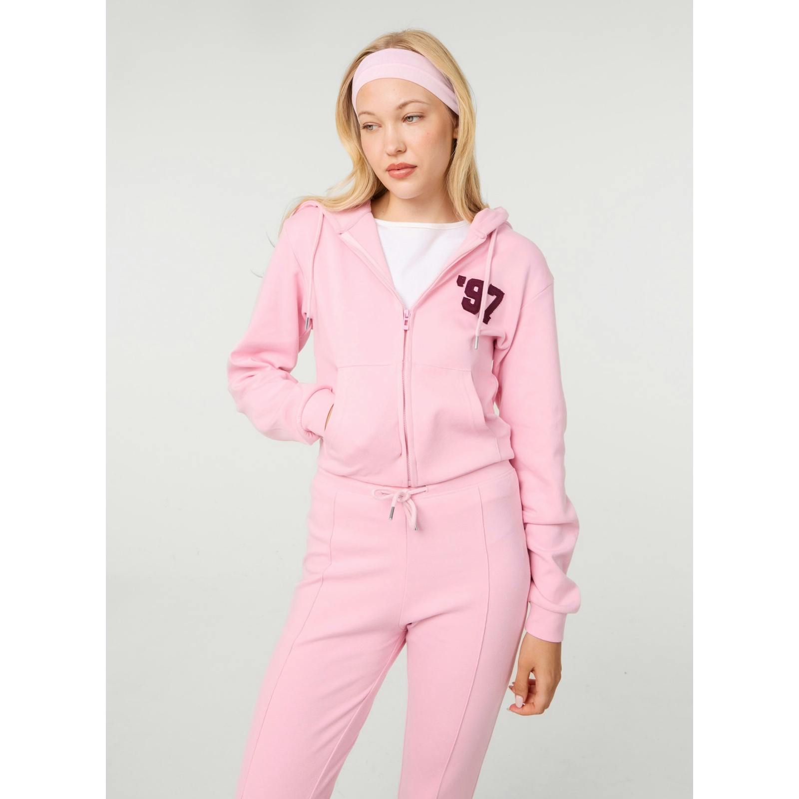 Pink Vanilla 97 Zip Through Hoodie - S