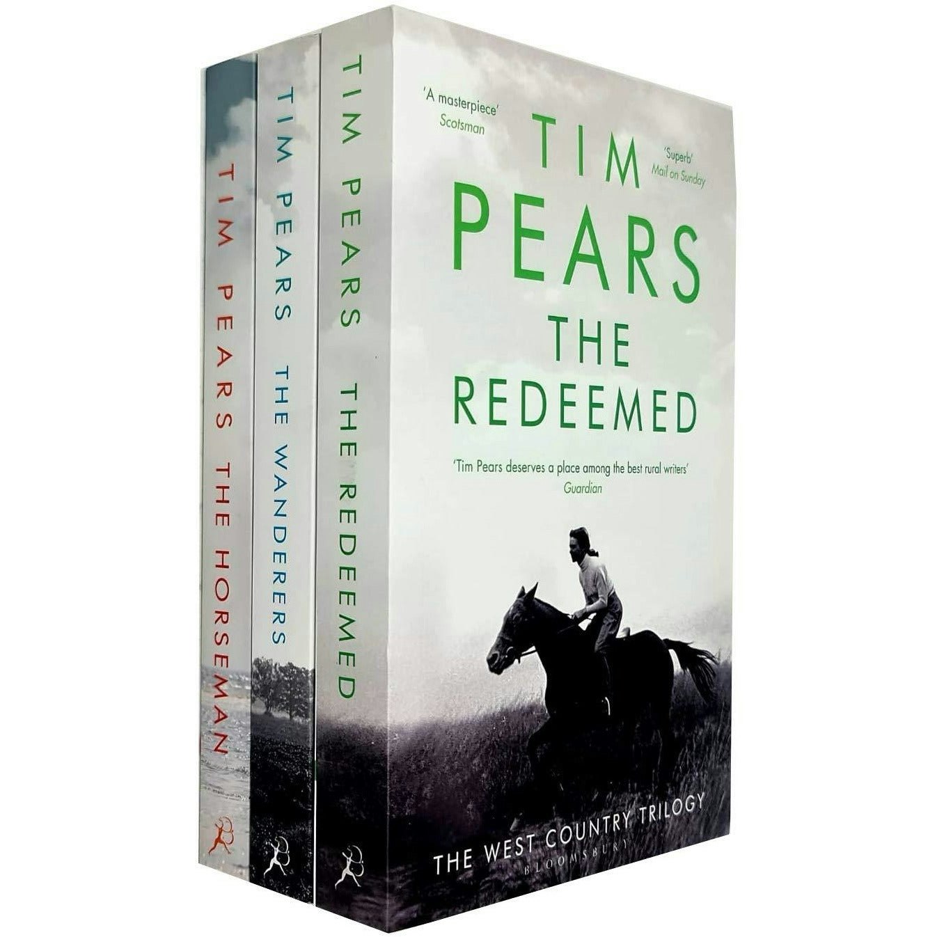 Bloomsbury Tim Pears West Country Trilogy 3 Book Set - The Horseman, The Wanderers, The Redeemed
