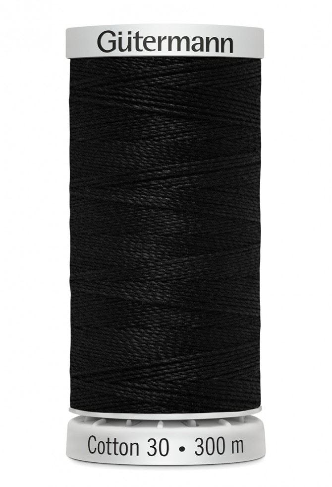 Gutermann No 30 Sulky Cotton Embroidery Thread 300M Cotton Thread Suitable For Embroidery - 1005 - 300 Metres