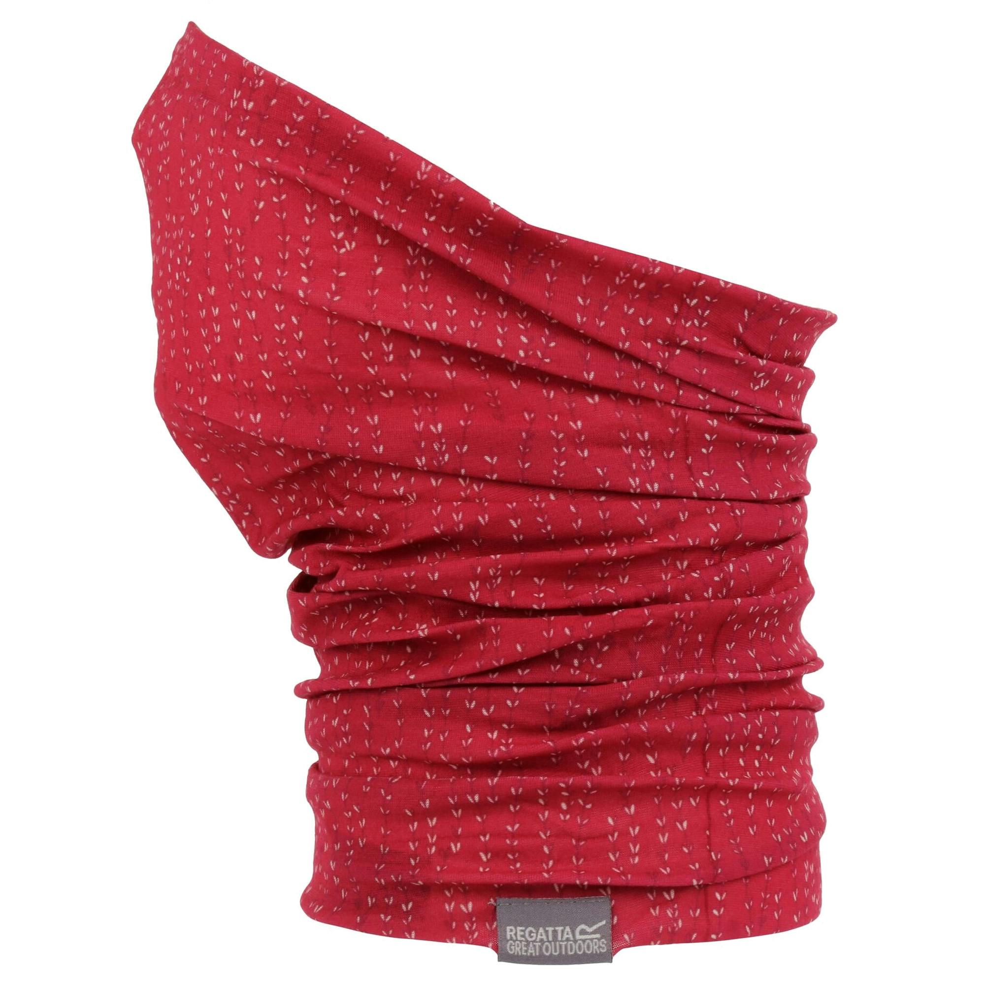 Regatta Pink Kids Multitube Trailing Leaves Neck Warmer - Potion - Potion - One Size