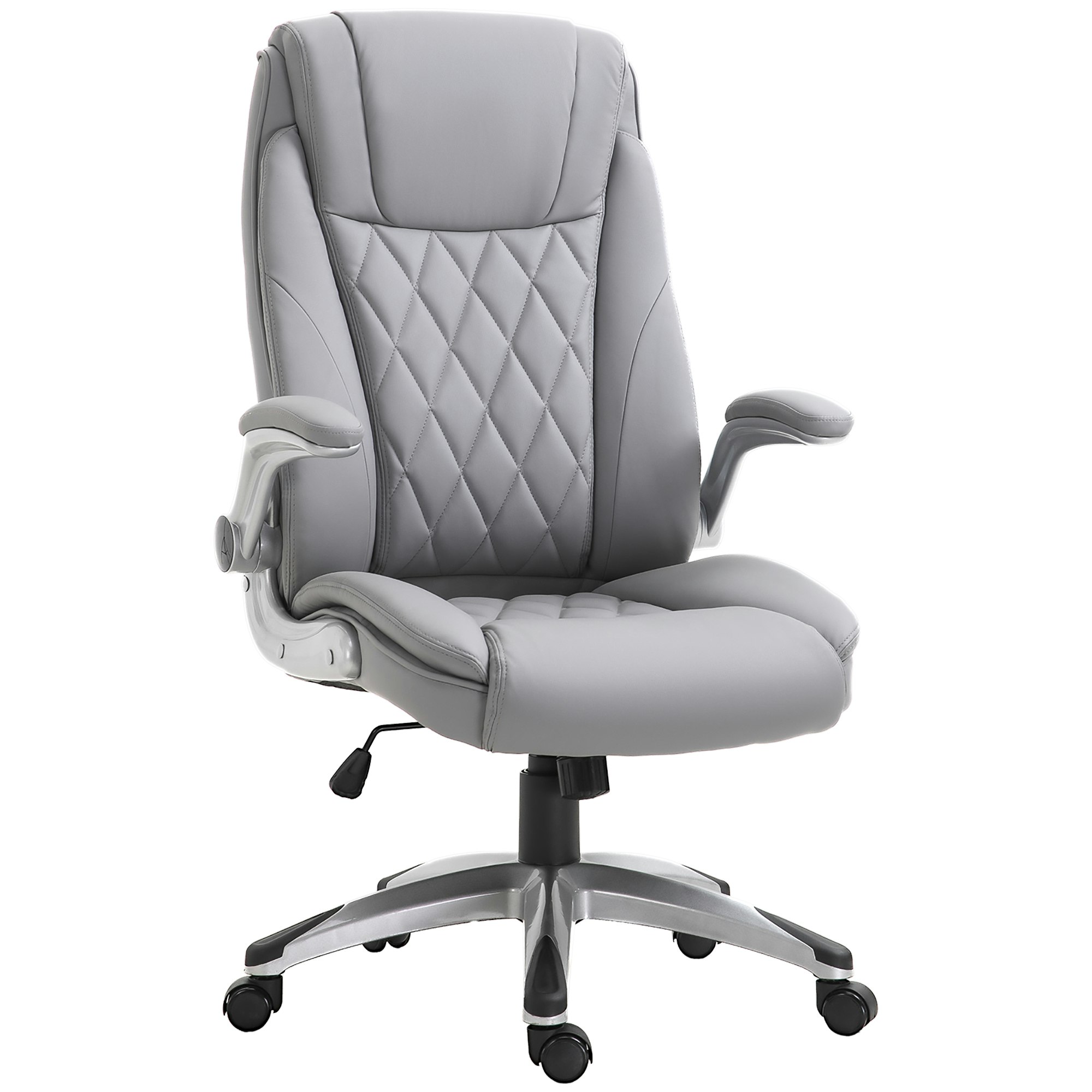 Vinsetto Dark/Grey High Back Executive Office Chair Home Swivel