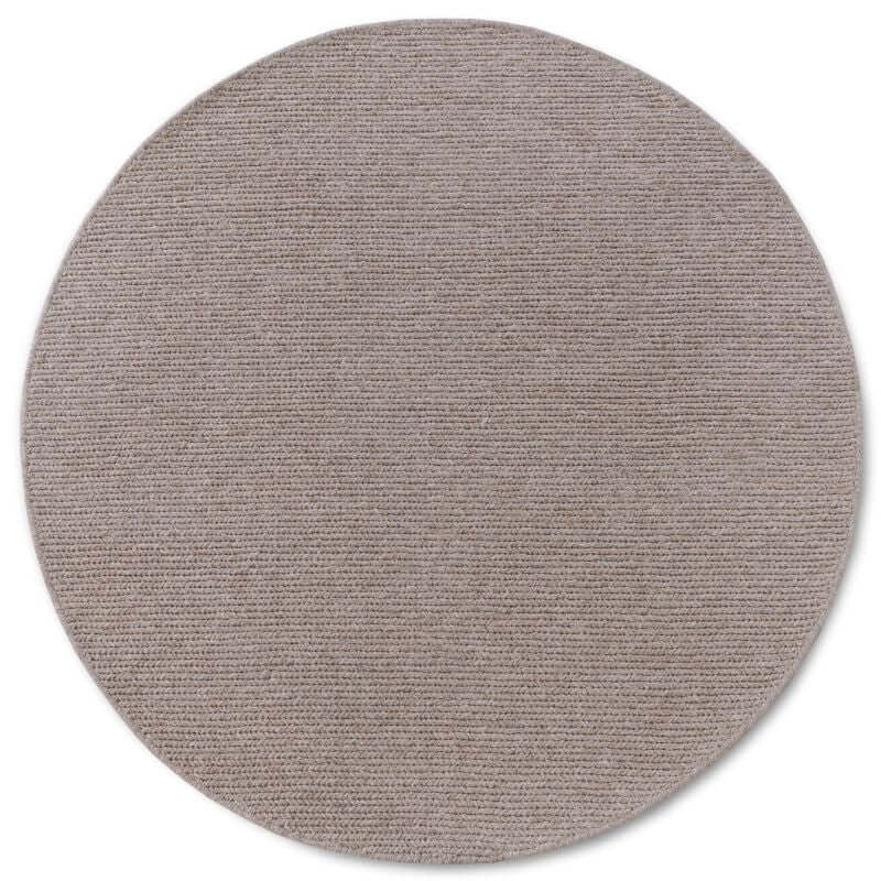 Rackhams Beige Wool Rug Francois - Ø 200 Cm