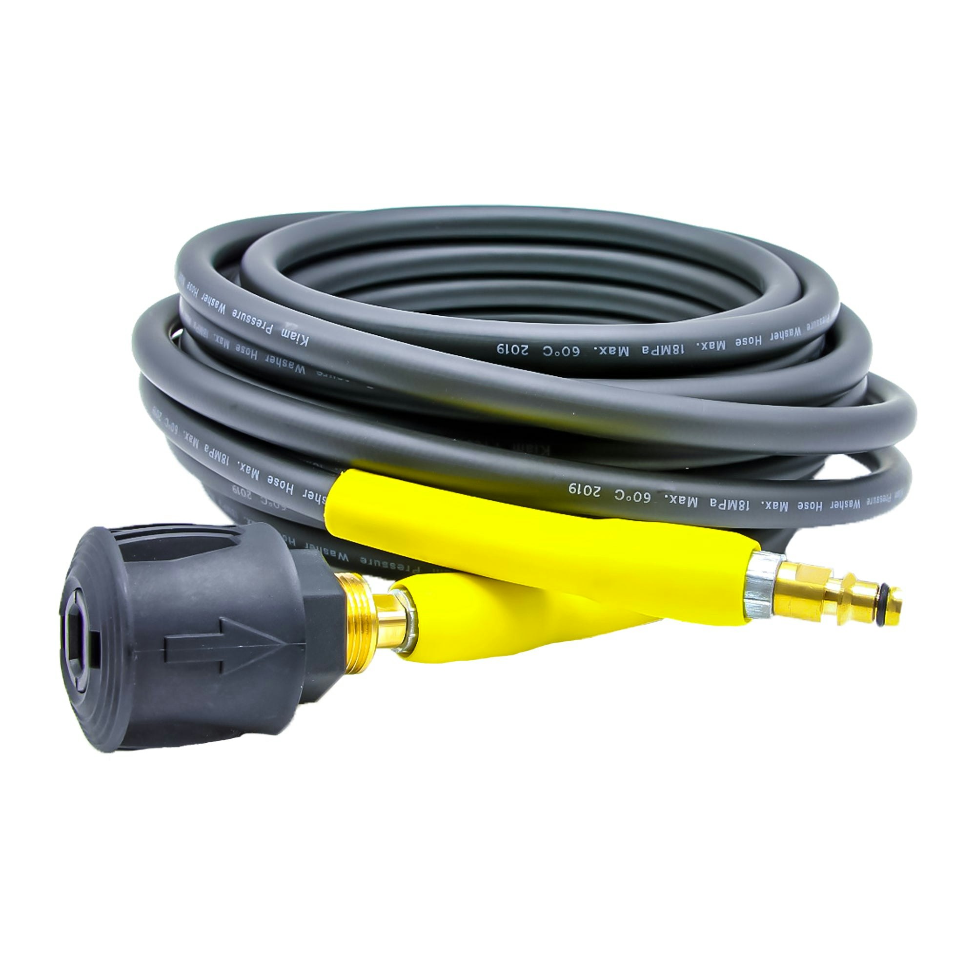 Equip2clean Men's Karcher Click Bayonet - Click Bayonet Fe K Series Pressure Washer Extension Hose - 15M