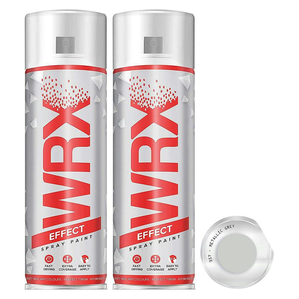 Wrx Grey Metallic Spray Paint Solvent Based 400Ml - Image 4