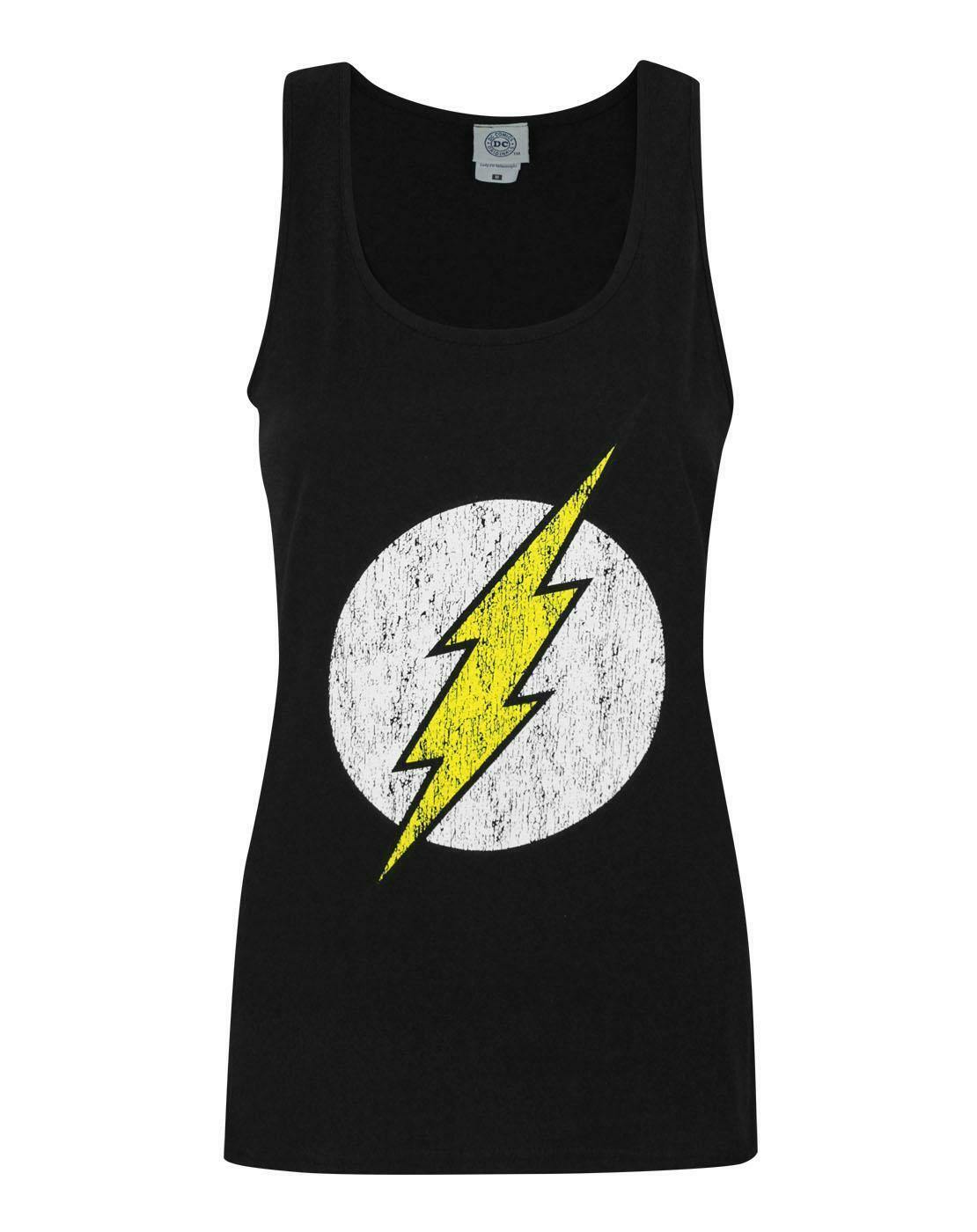 Vanilla Underground Women's Black Dc Comics Logo Vest - Large
