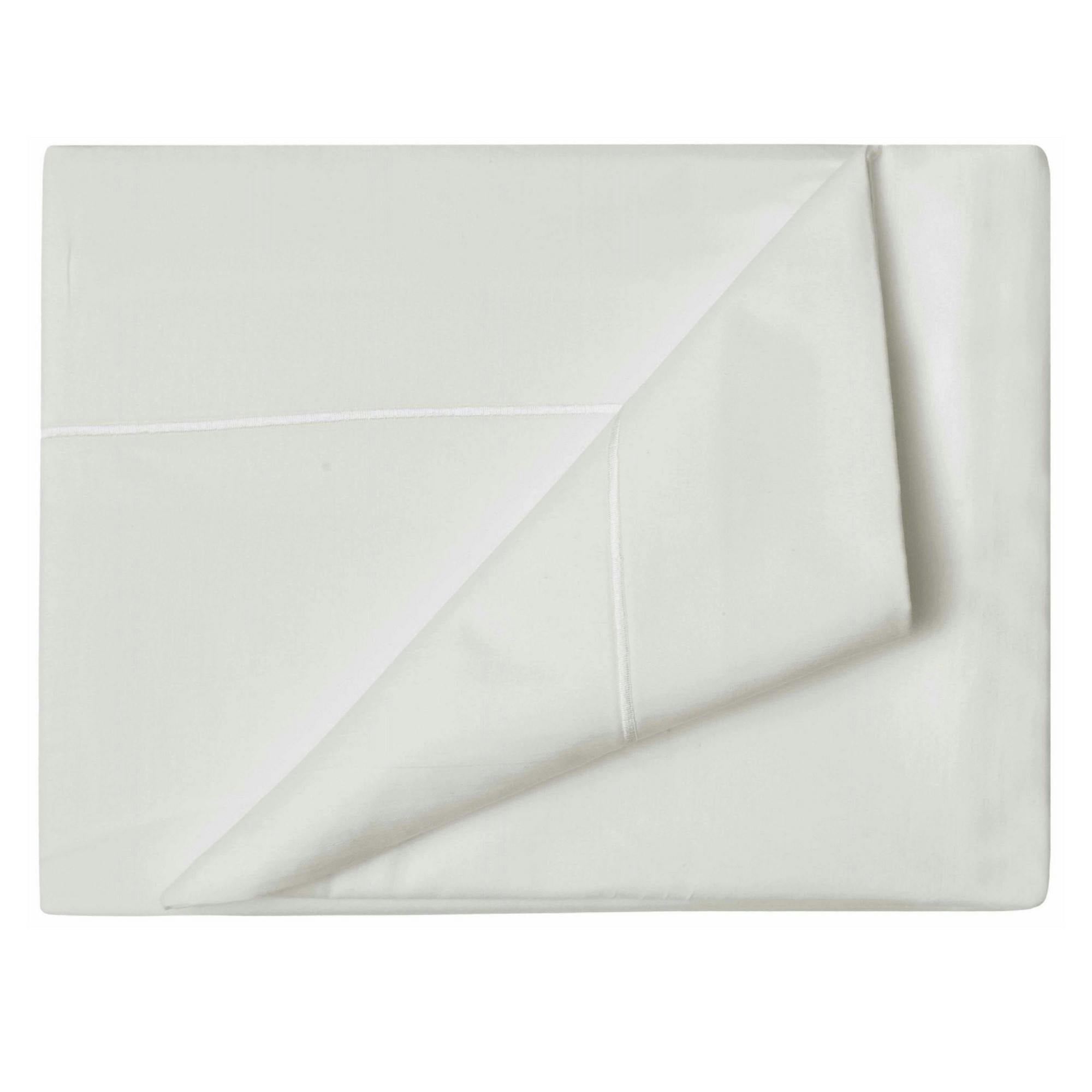 Belledorm Ivory Premium Blend 500 Thread Count Flat Sheet - Superking - 67% Cotton/33% Polyester