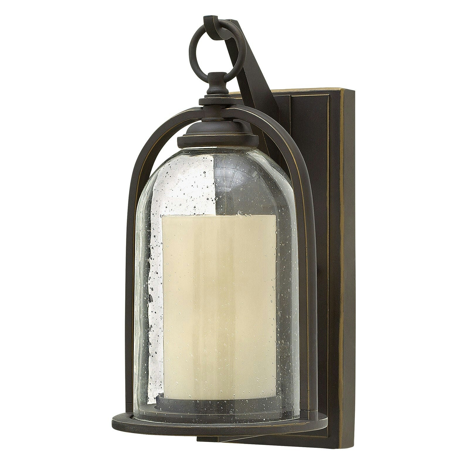 Rackhams Light/Bronze Outdoor Ip44 Wall Oil Rubbed Led E27 100W D01447