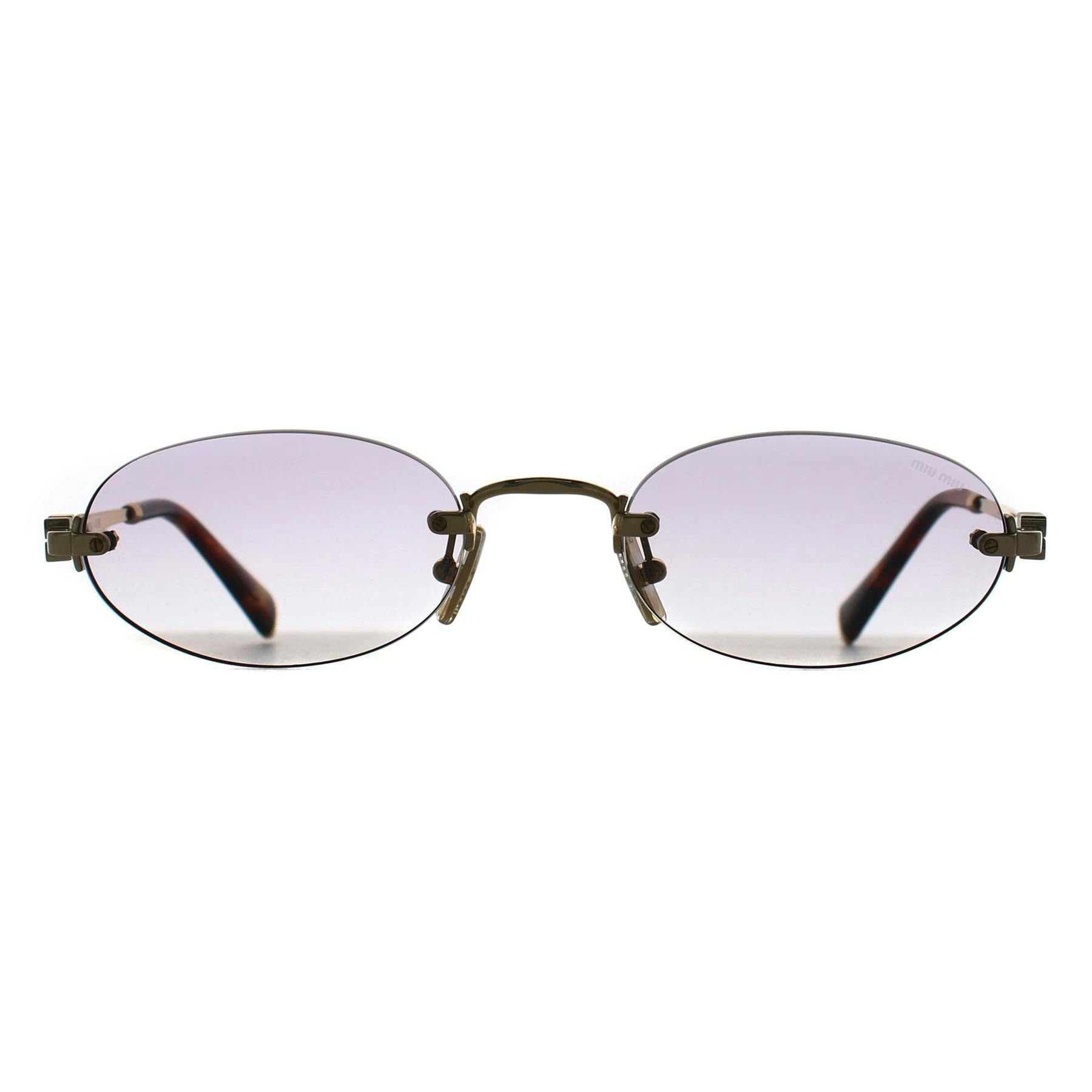 Miu Miu , Sunglasses, Unisex, Yellow, 51 Mm, Mu A54s Sunglasses - Image 8