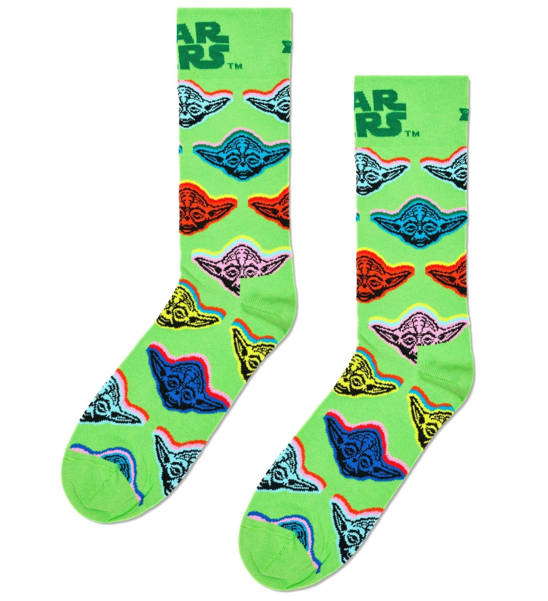 Happy Socks Light/Green Star Wars Yoda Socks, - Eur 41-46