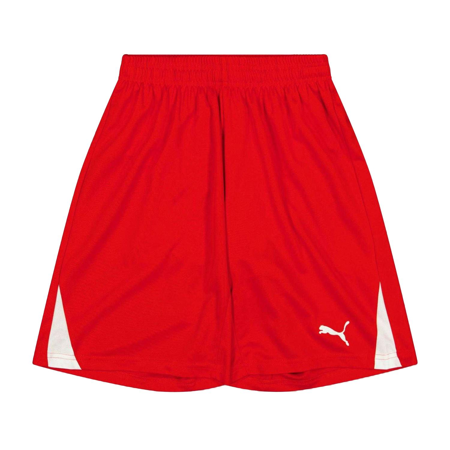Puma Red Kids Team Shorts - 9-10 Years - 100% Mixed