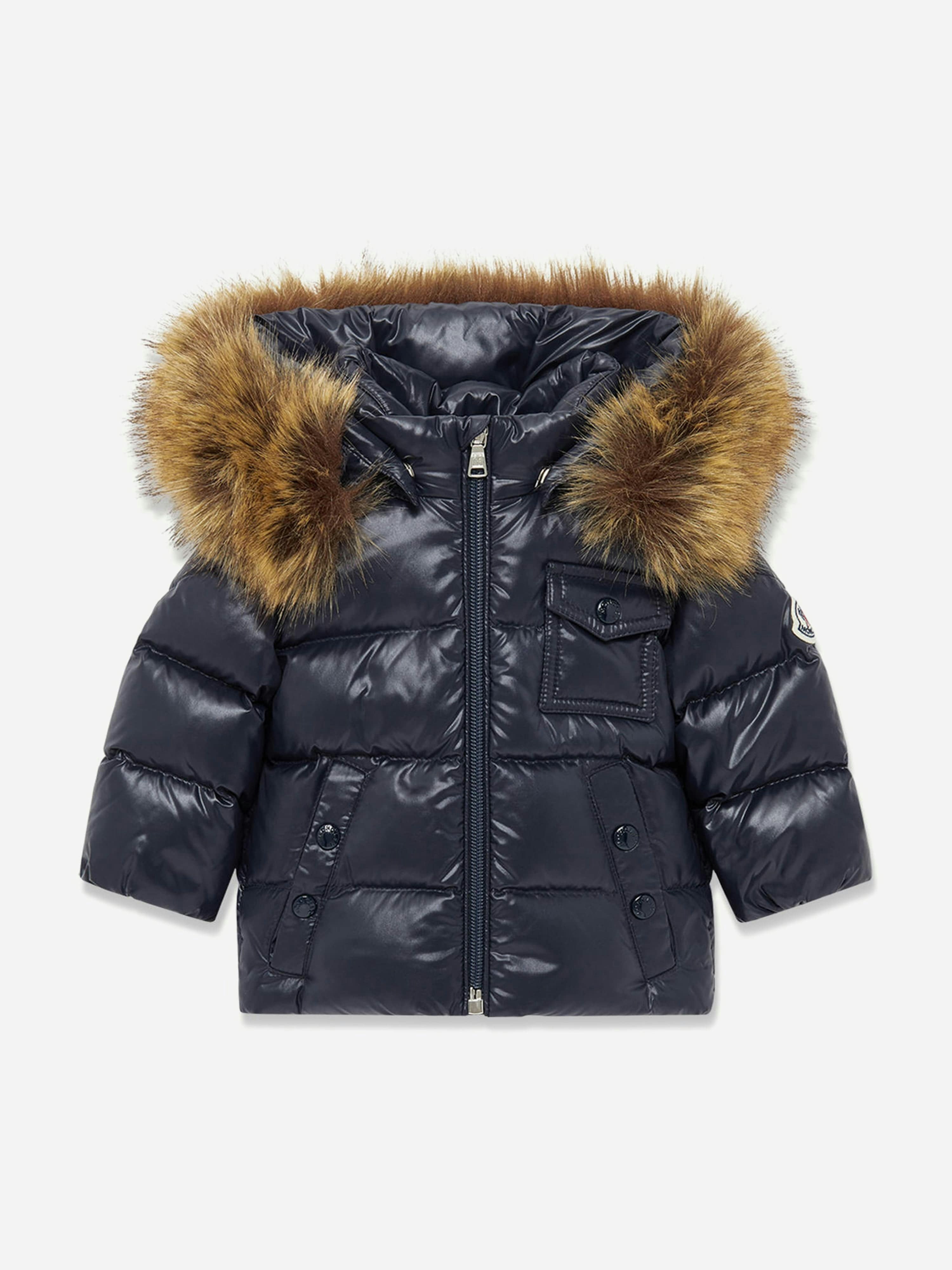 Moncler Enfant Men's Blue Baby Boys Down Padded K2f Jacket In Navy - 3 Yrs