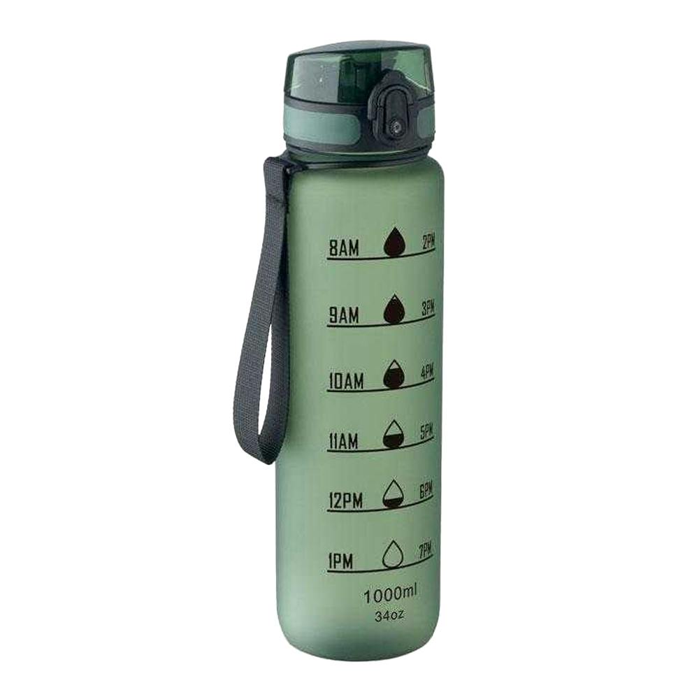 Midocean Dark/Green Isforden Rpet Sports 1L Water Bottle - One Size