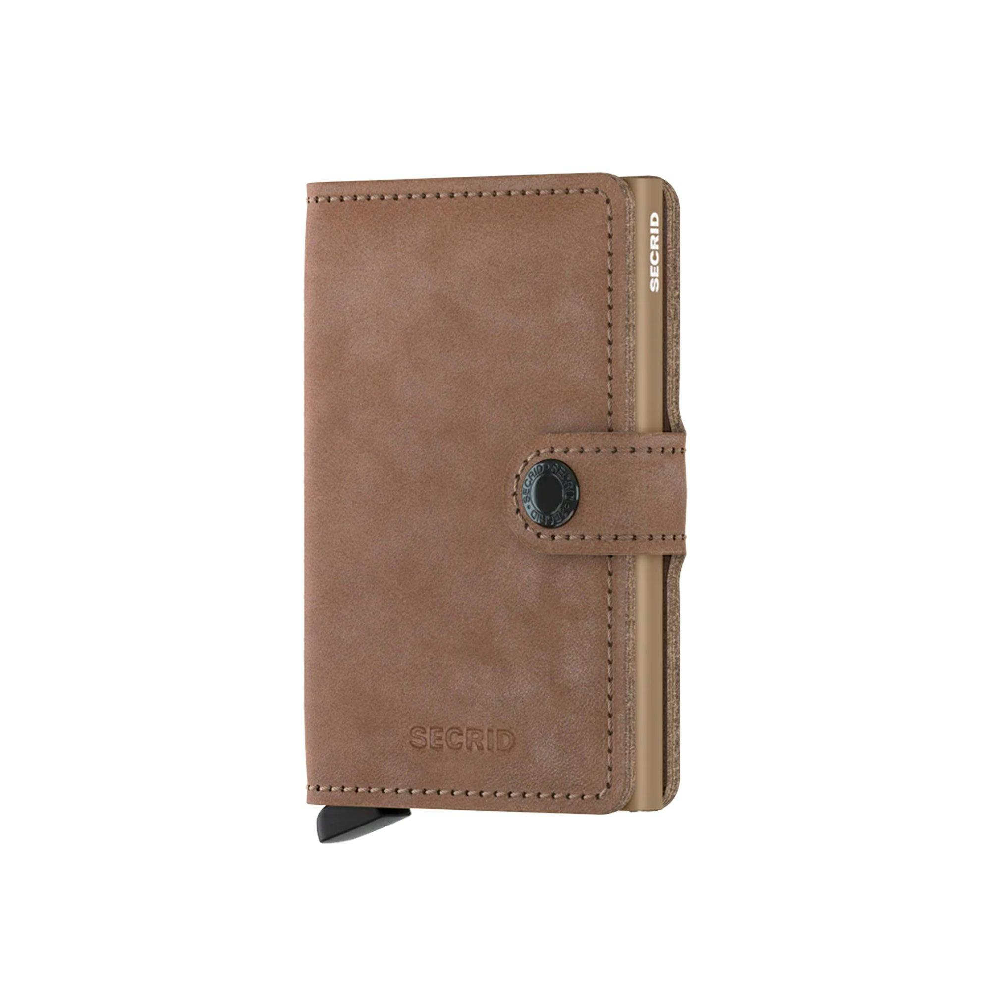 Secrid Mini Wallet Vintage Leather - Taupe