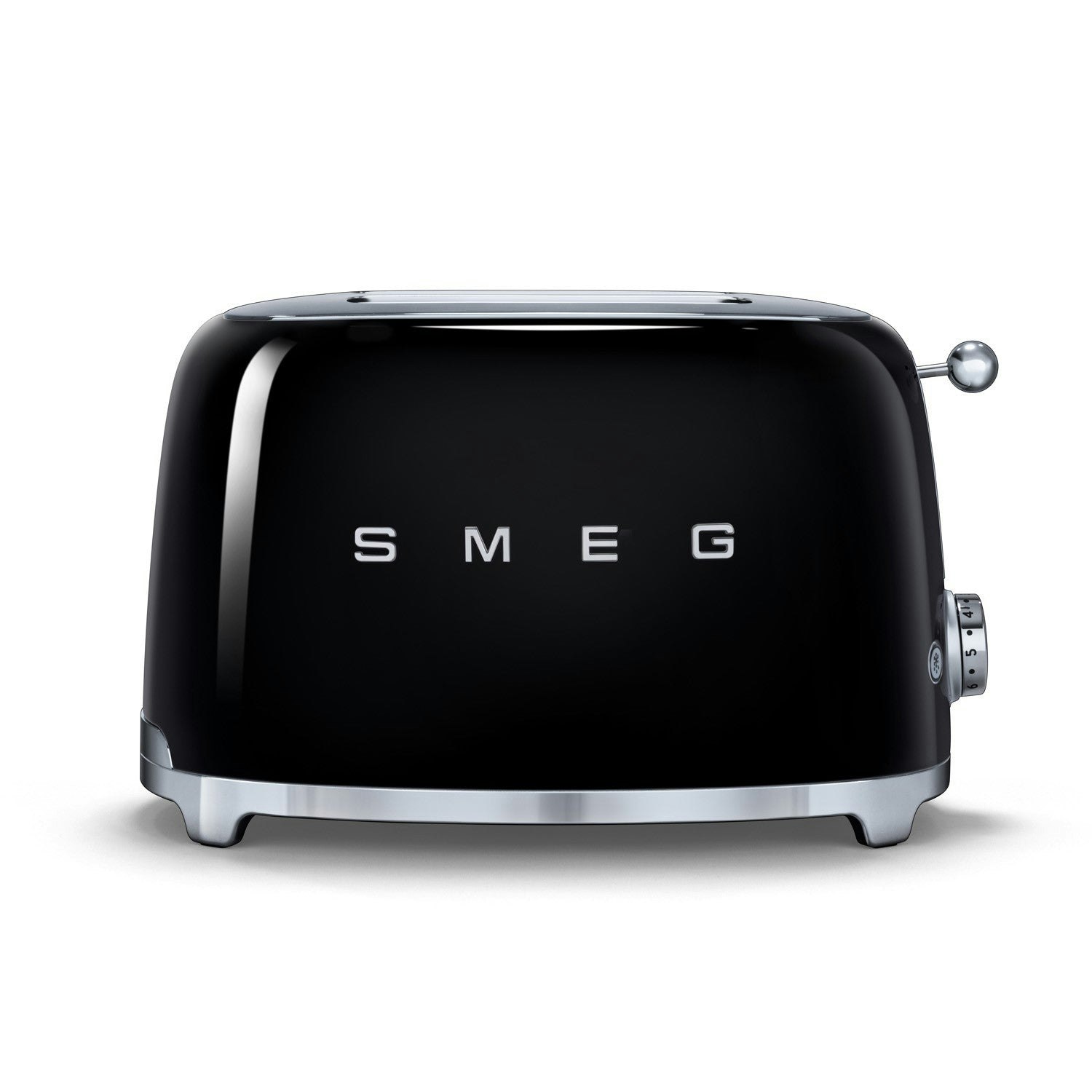 Smeg Black Tsf01 Retro 2 Slice Toaster