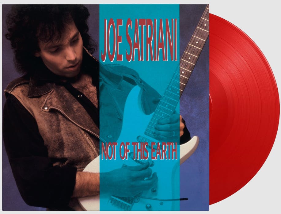 Eyesore Merch Red Joe Satriani 'Not Of This Earth' Lp 180G Vinyl
