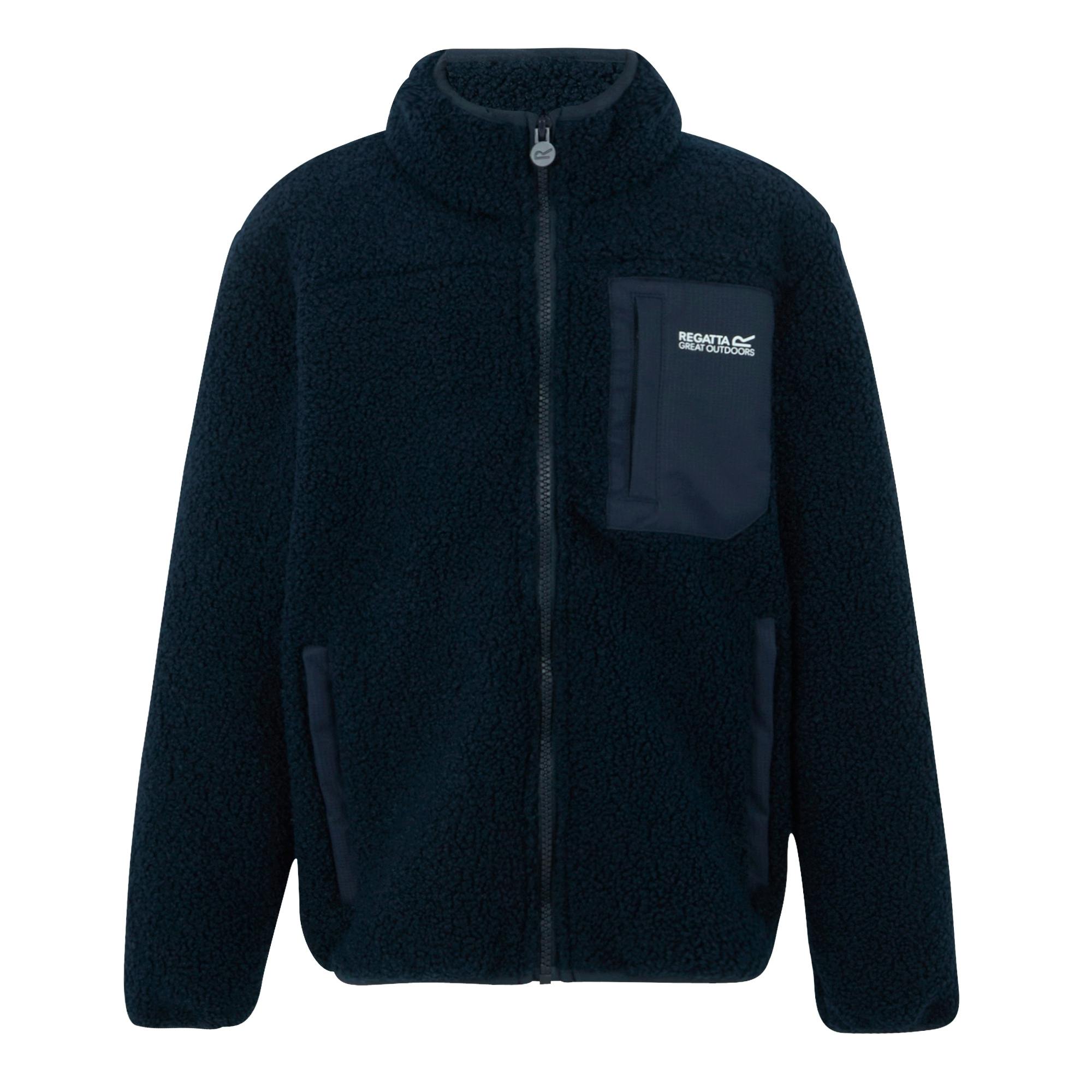 Regatta Kids Frankie Full Zip Fleece Jacket - Navy - 14 Years - Navy - 100% Polyester