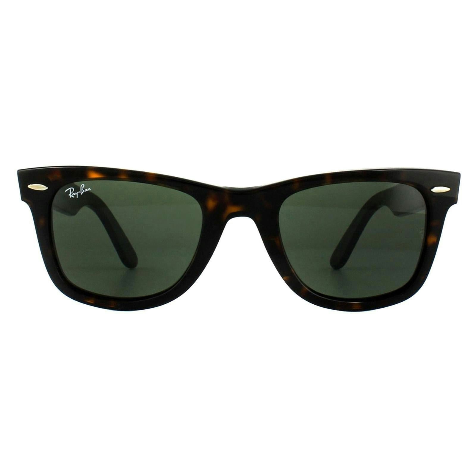 Ray-Ban Unisex Sunglass Original Wayfarer Classic - Frame color: Tortoise, Lens color: G-15 Green - Image 19