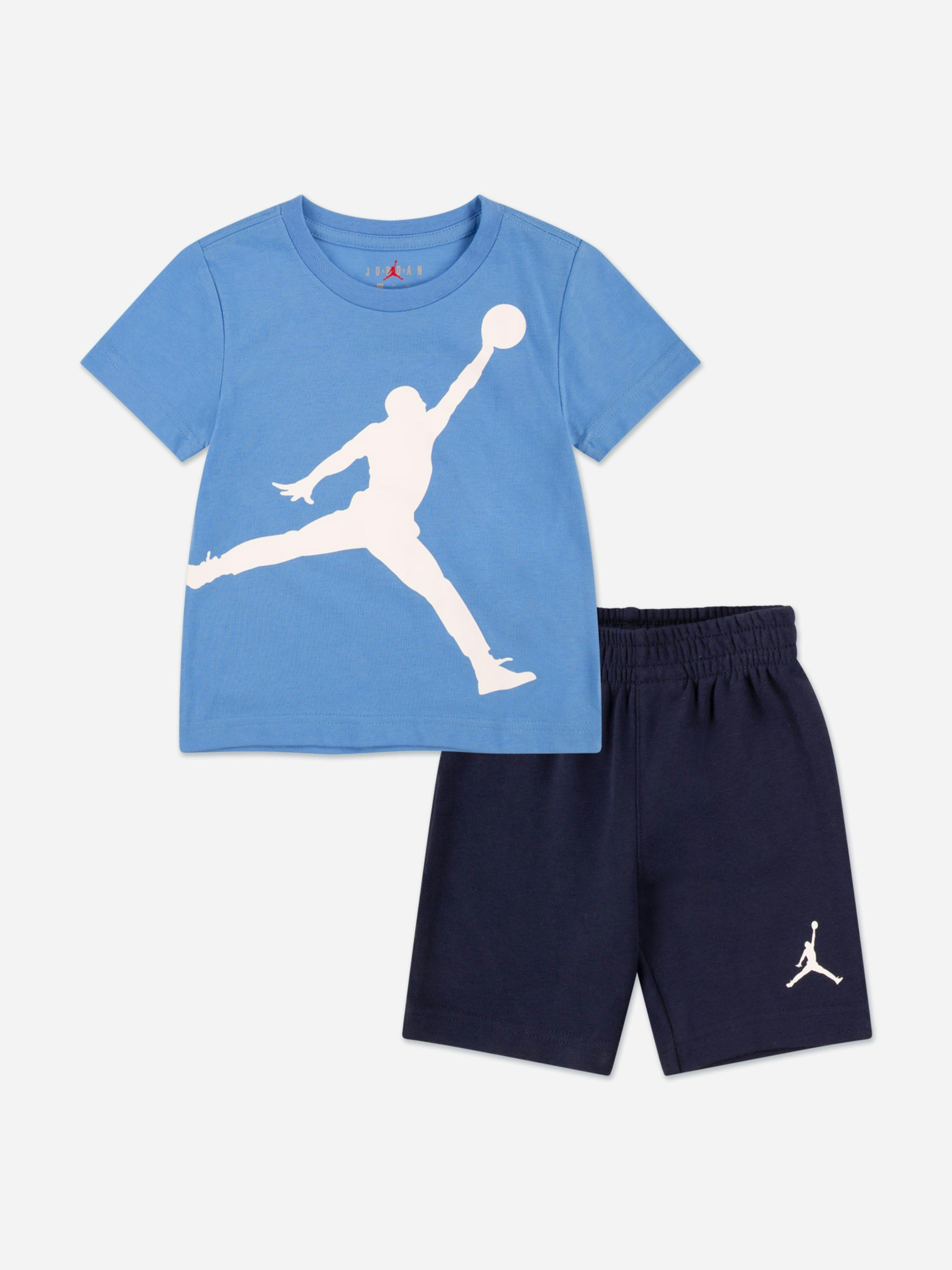 Jordan Boys Blue Jumbo Jumpman Short Set In - 6 - 7 Years