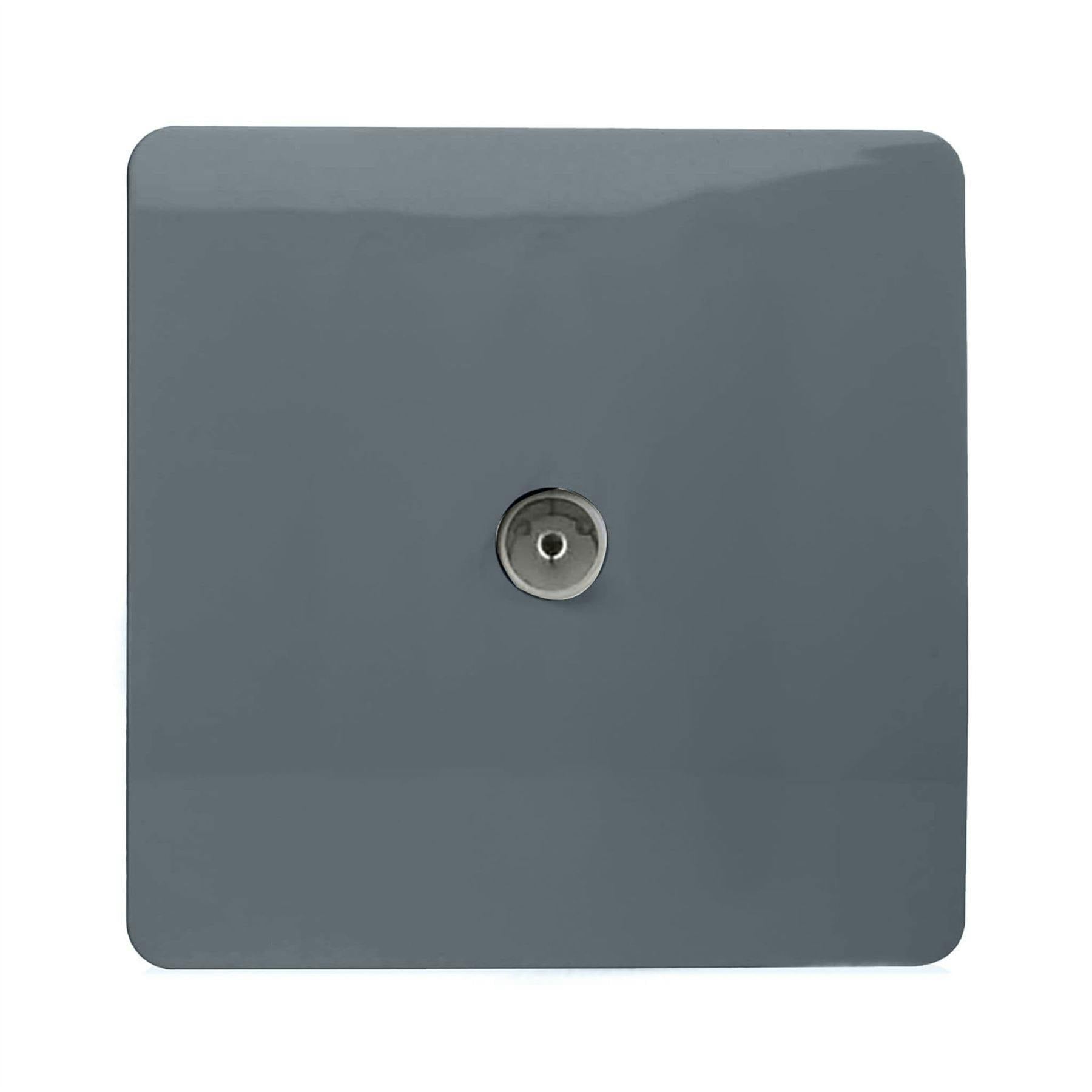 Trendi Switch Women's Grey 1 Gang Co-Axial Television Socket In Warm - Image 7