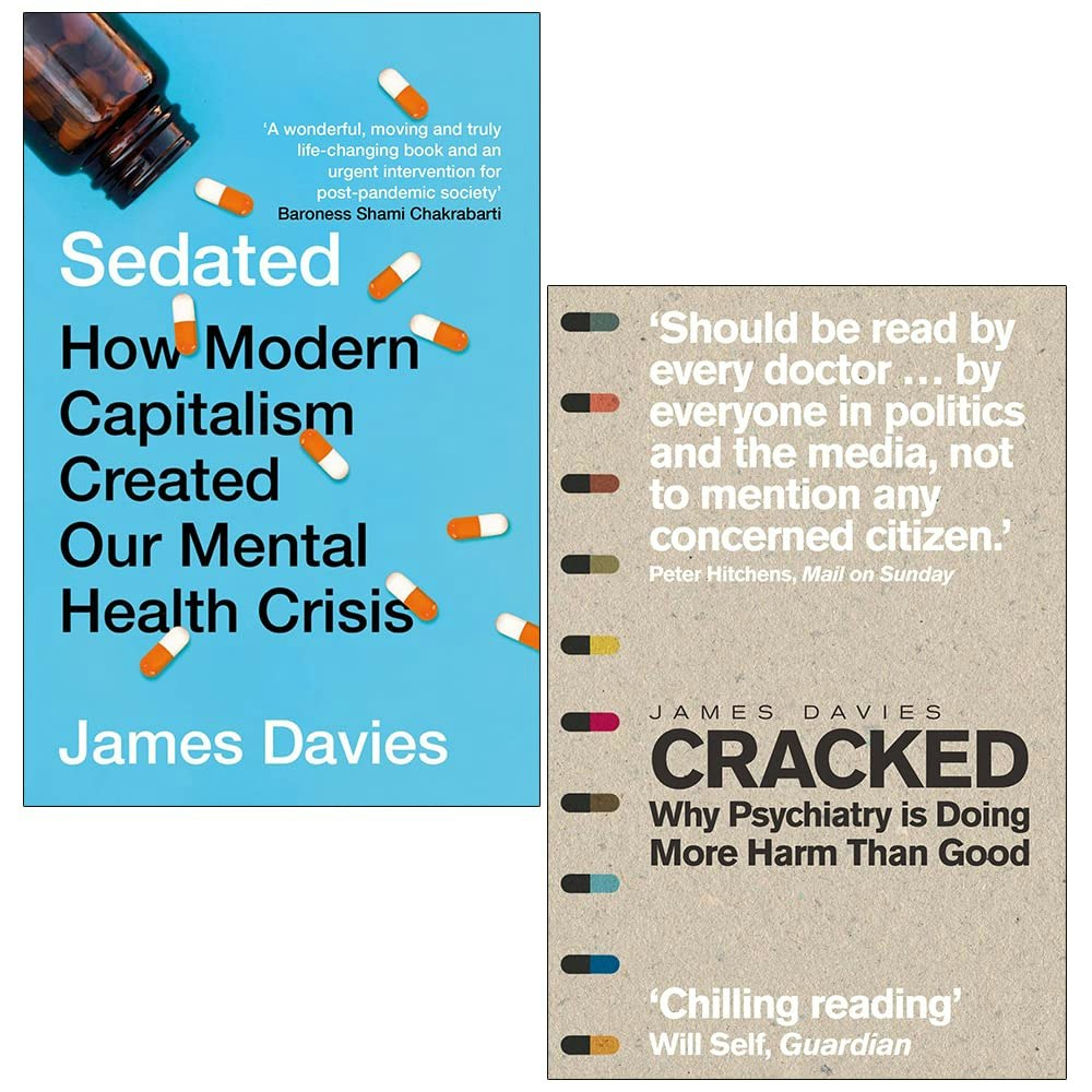 Icon Books James Davies Collection 2 Books Set (Sedated, Cracked)