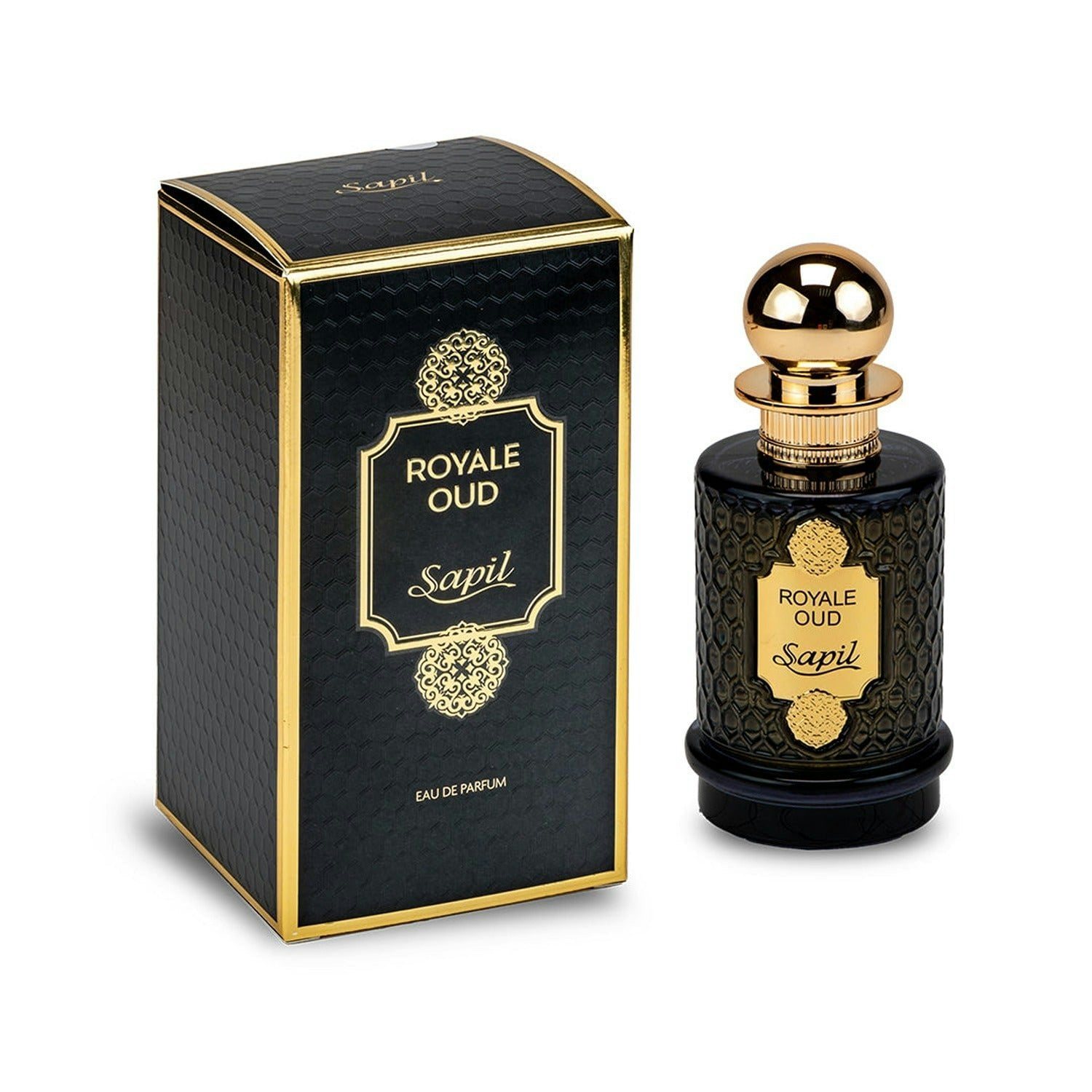 Sapil Unisex Black Royale Oud Eau De Parfum 100Ml In - Image 4
