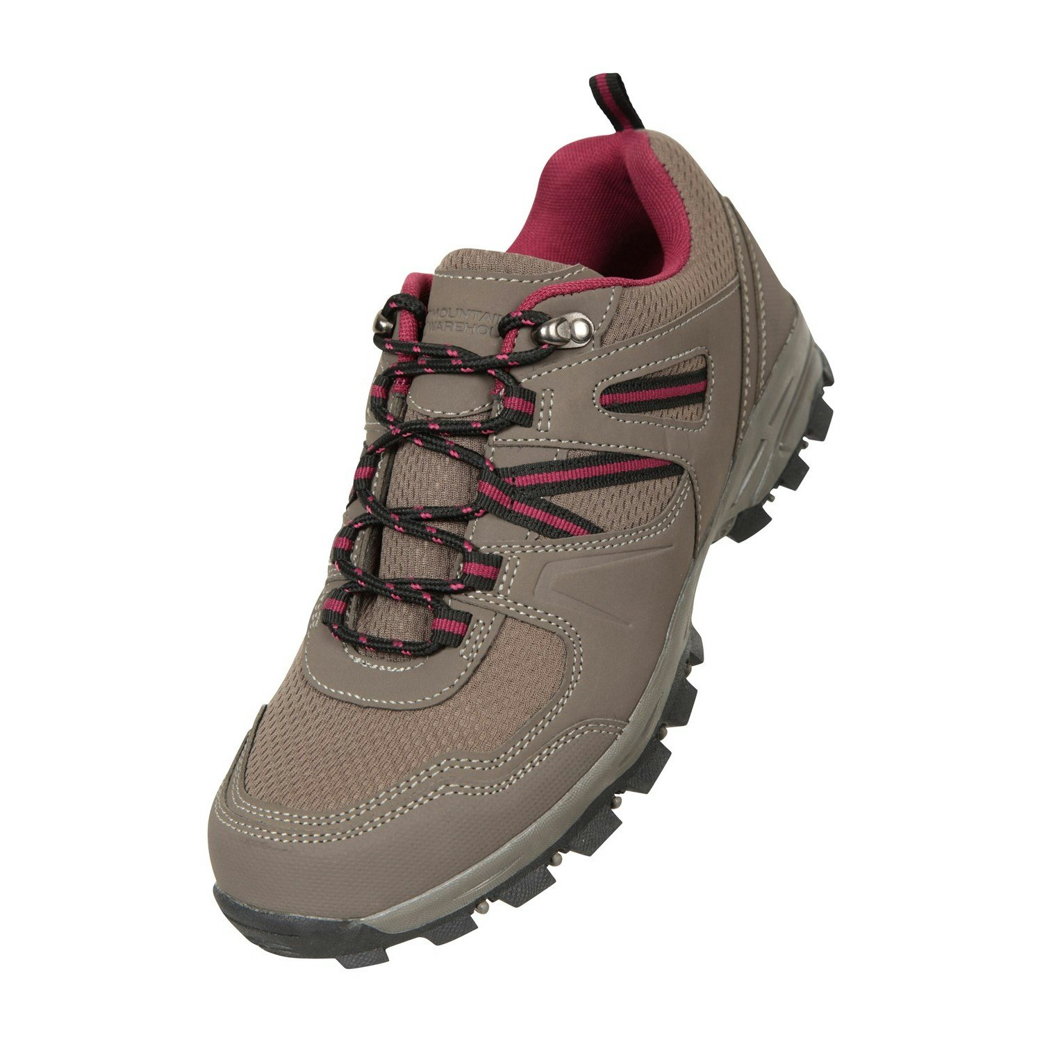 Mountain Warehouse Women's Brown Mcleod Wide Walking Shoes - Size 7 Uk