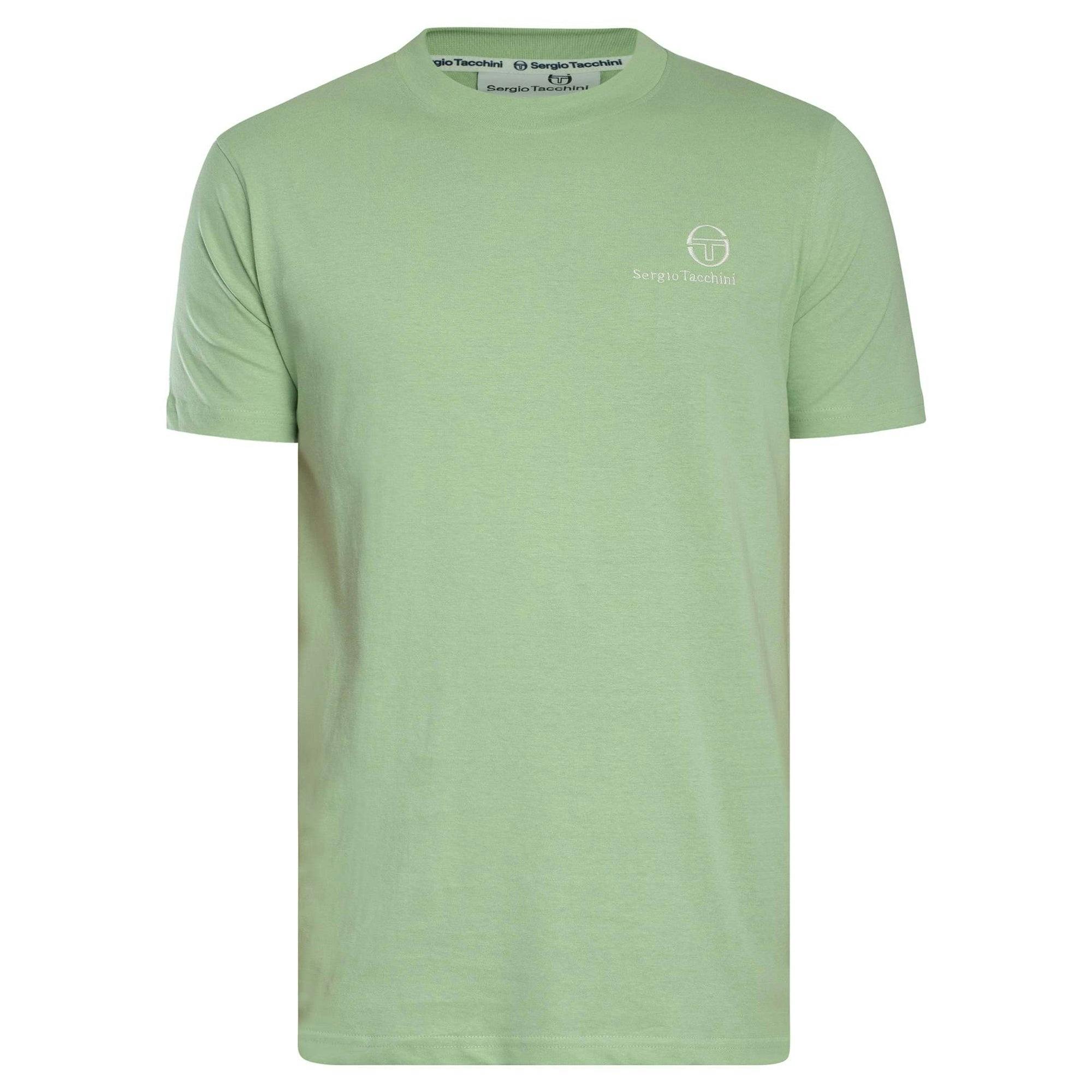 Sergio Tacchini Green Felton T-Shirt Quiet - Xxl
