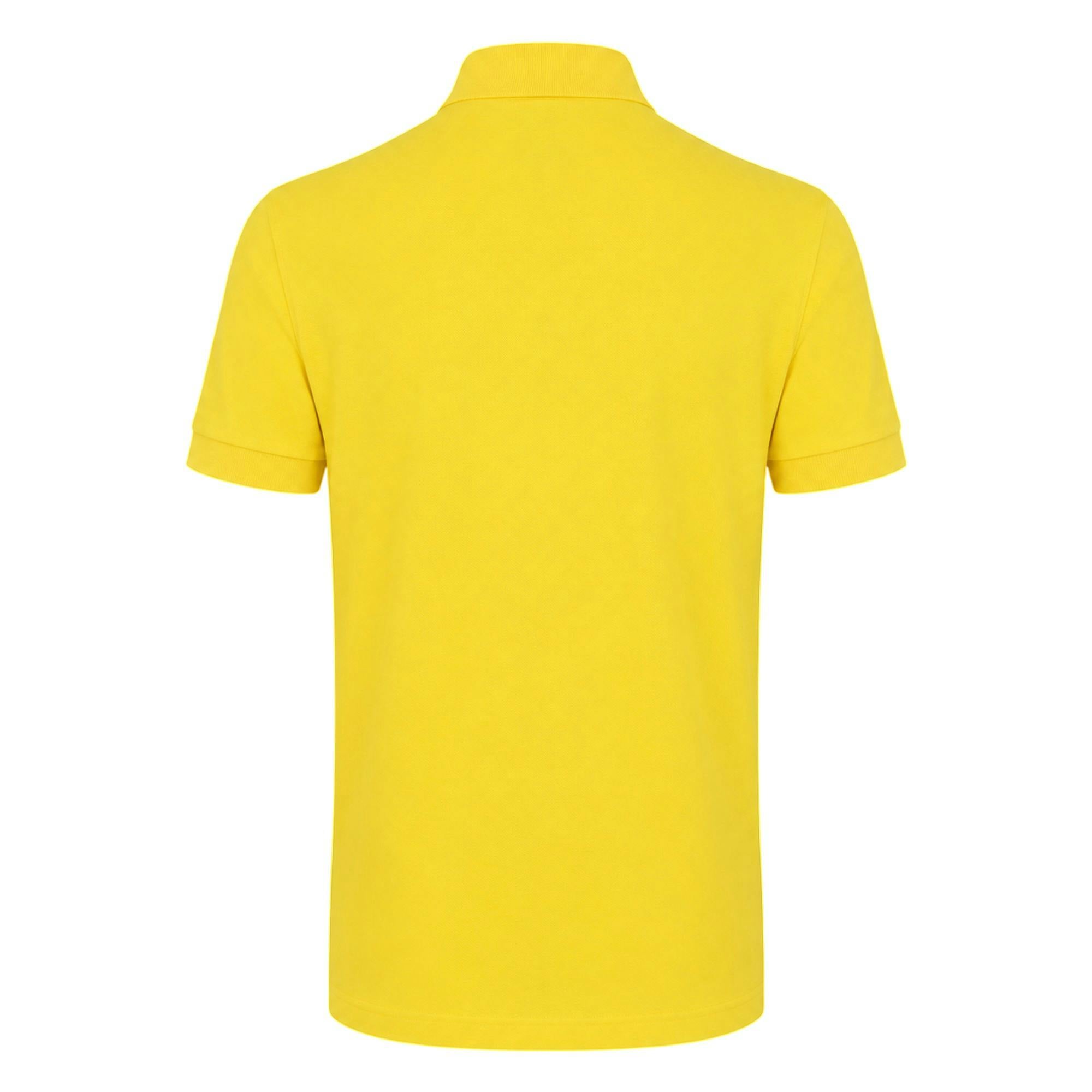 Boss Men's Yellow Firenze Cotton Polo Shirt - Bright - Xl - Bright - 100% Cotton