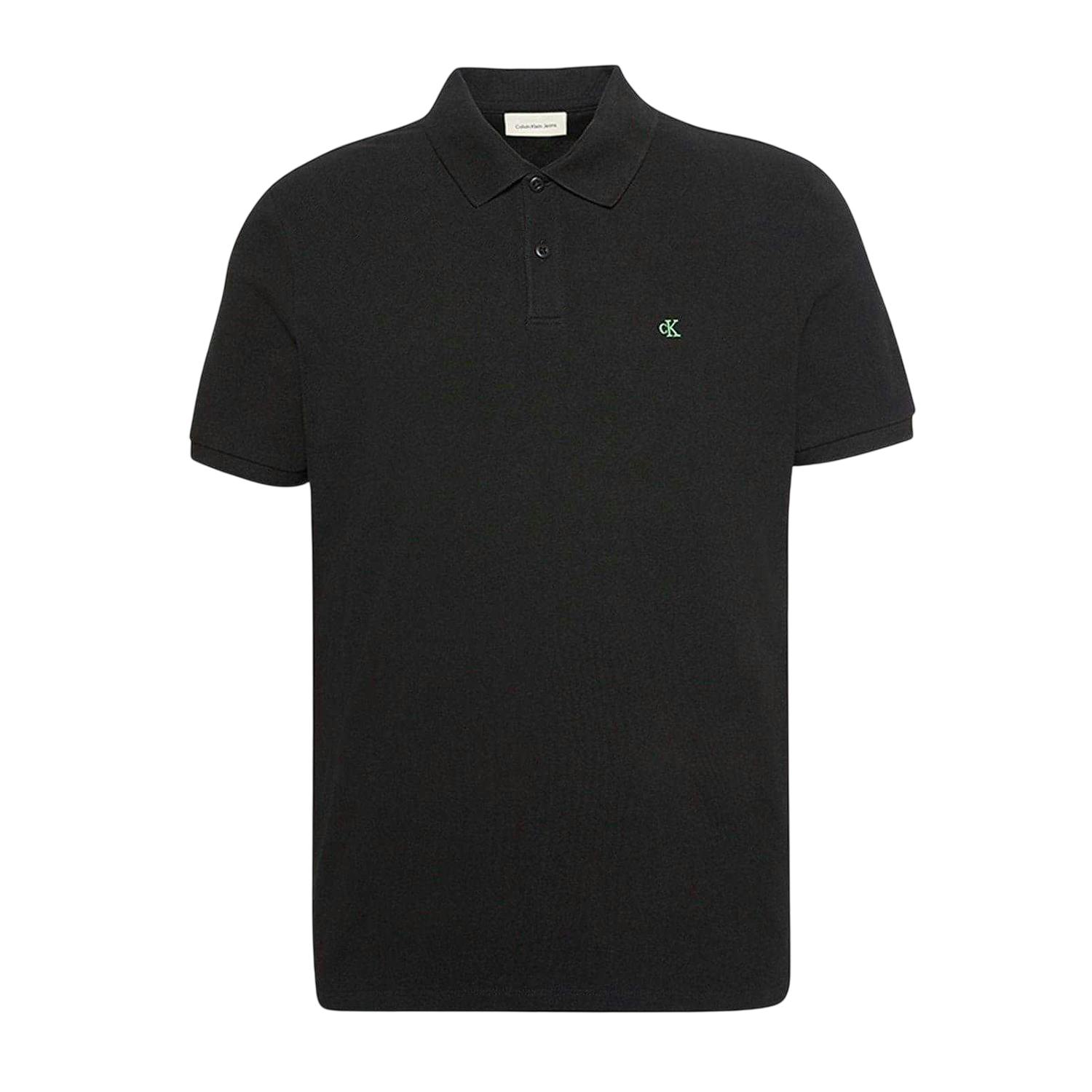 Calvin Klein Men's Black Polo Shirt - Xl - 100% Cotton
