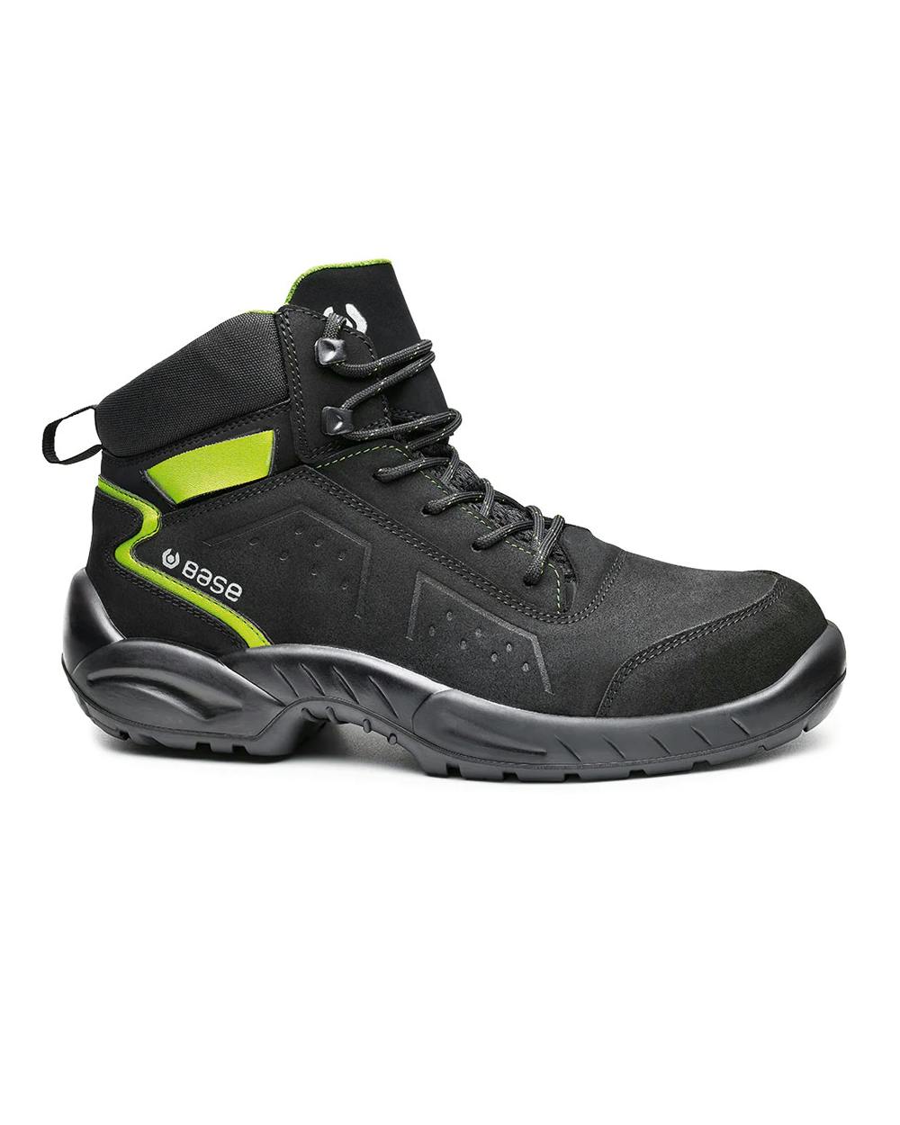 Base Footwear Men's Black/Green Chester Top S3l Fo Sr - 44