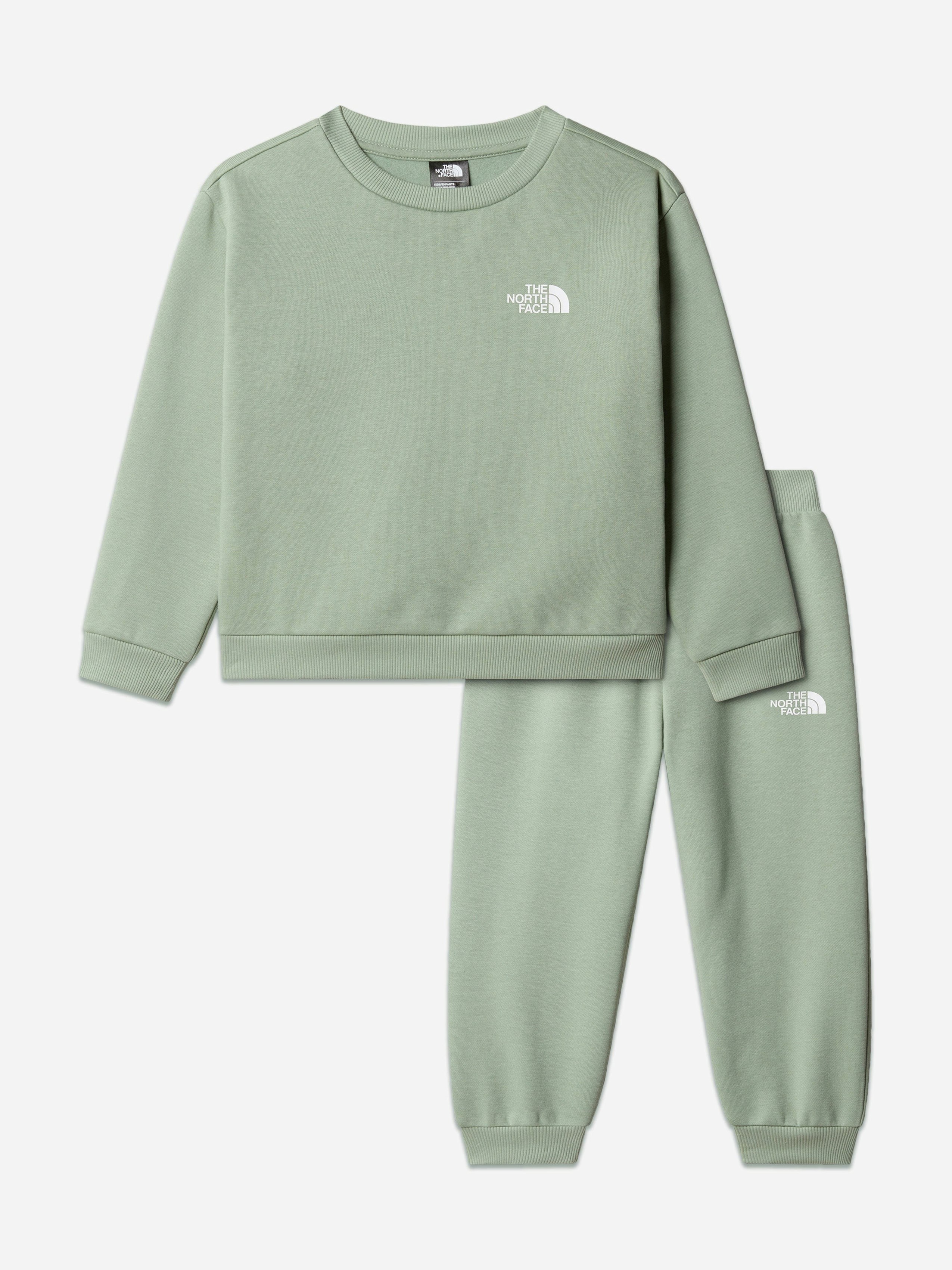 The North Face Unisex Kids Green Kids Simple Dome Fleece Tracksuit In - 3 Yrs