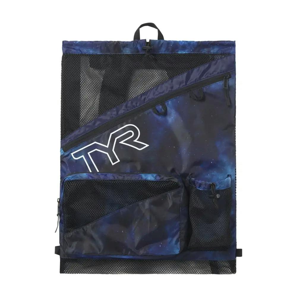 Tyr Blue/Green Elite Team 40L Mesh Backpack - Limited Edition - /Teal