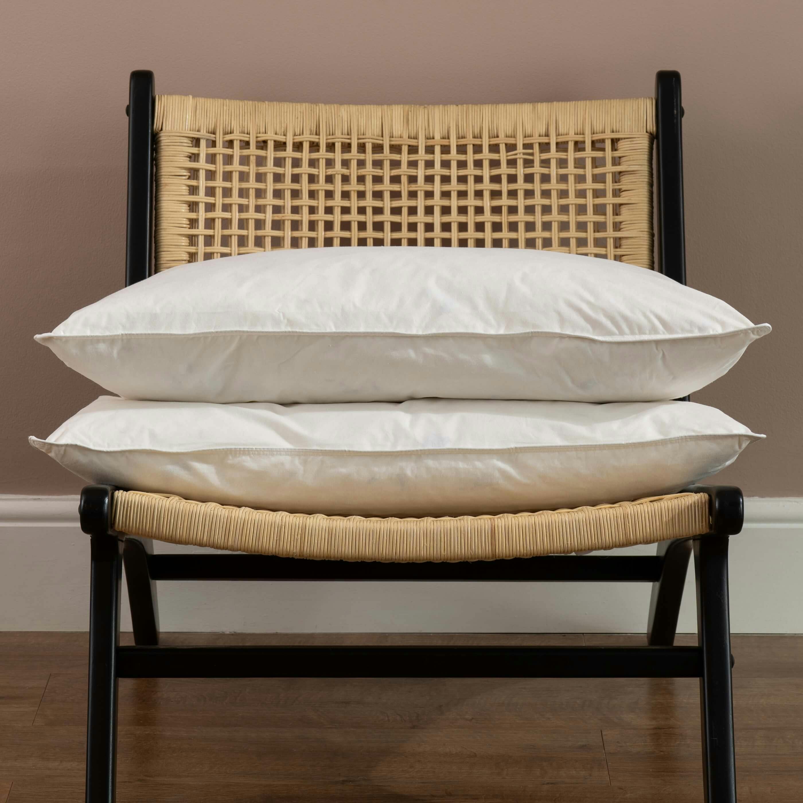 Rackhams Light Duck Feather & Down Pillows - Soft - Standard - Pair
