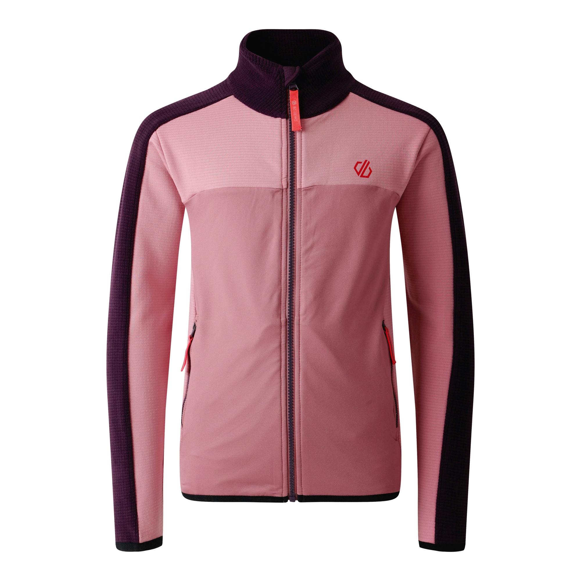 Dare 2B Childrens/Kids Emergent Iv Stretch Midlayer - Deep Plum/Lilas - 13 Years - Deep Plum/Lilas - 100% Mixed