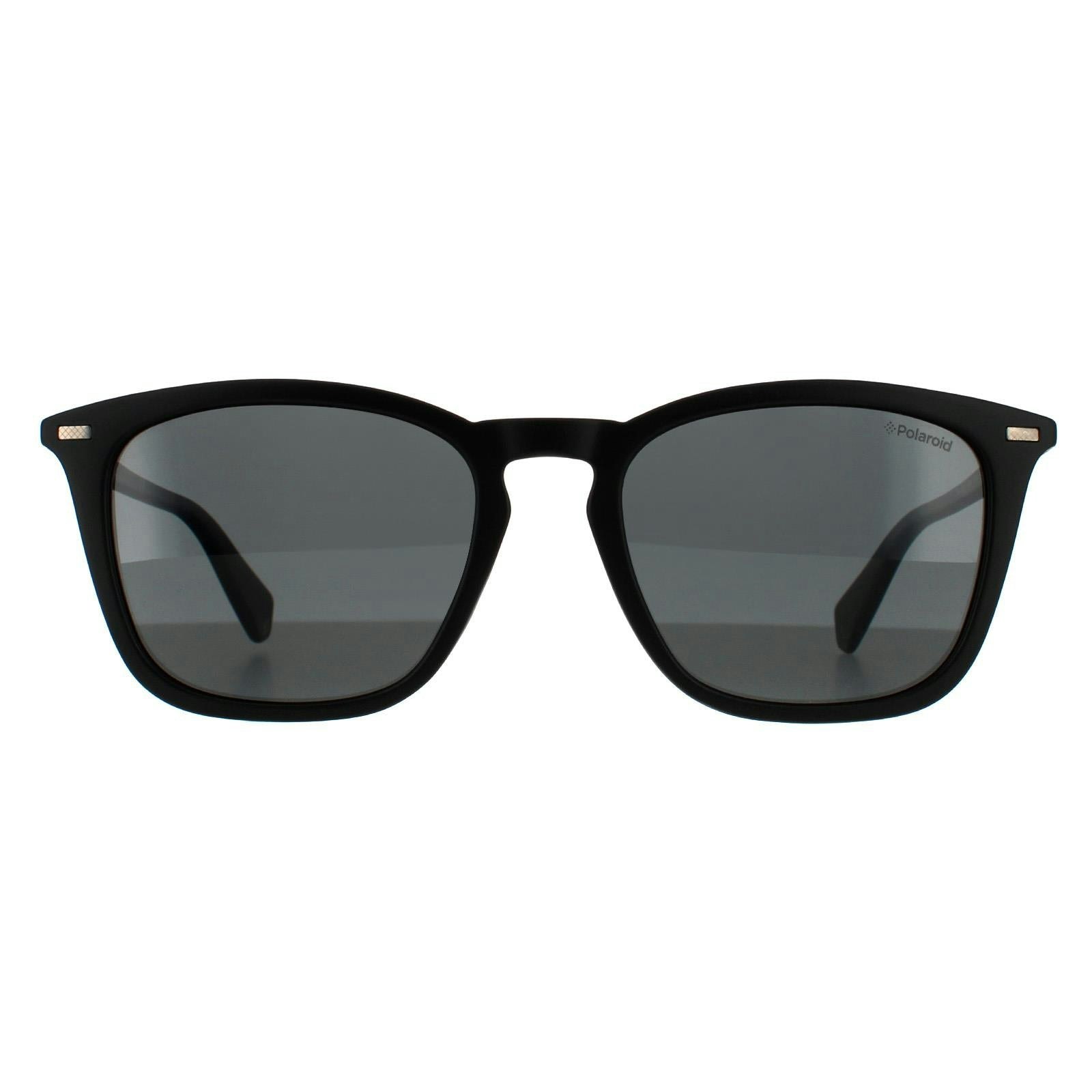 Polaroid Black/Grey Sunglasses Pld 2085/S 003 M9 Matte Polarized
