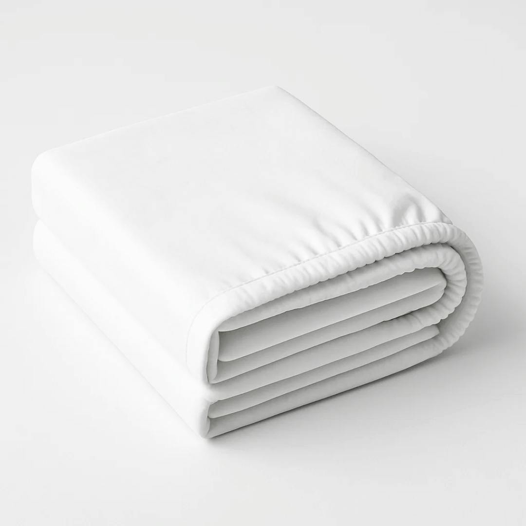 Rackhams White Cool & Crisp Fitted Sheet In (Organic Cotton) - Super King