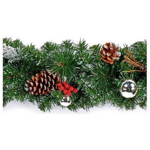 Premier (One Size, Silver) Christmas Dressed Garland - Image 4