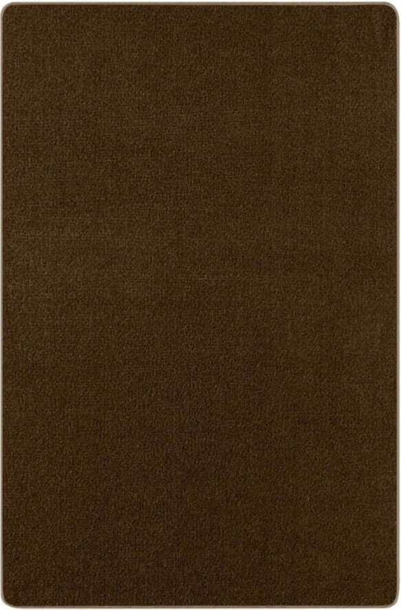 Rackhams Brown Plain Design Rug - 160X240 Cm