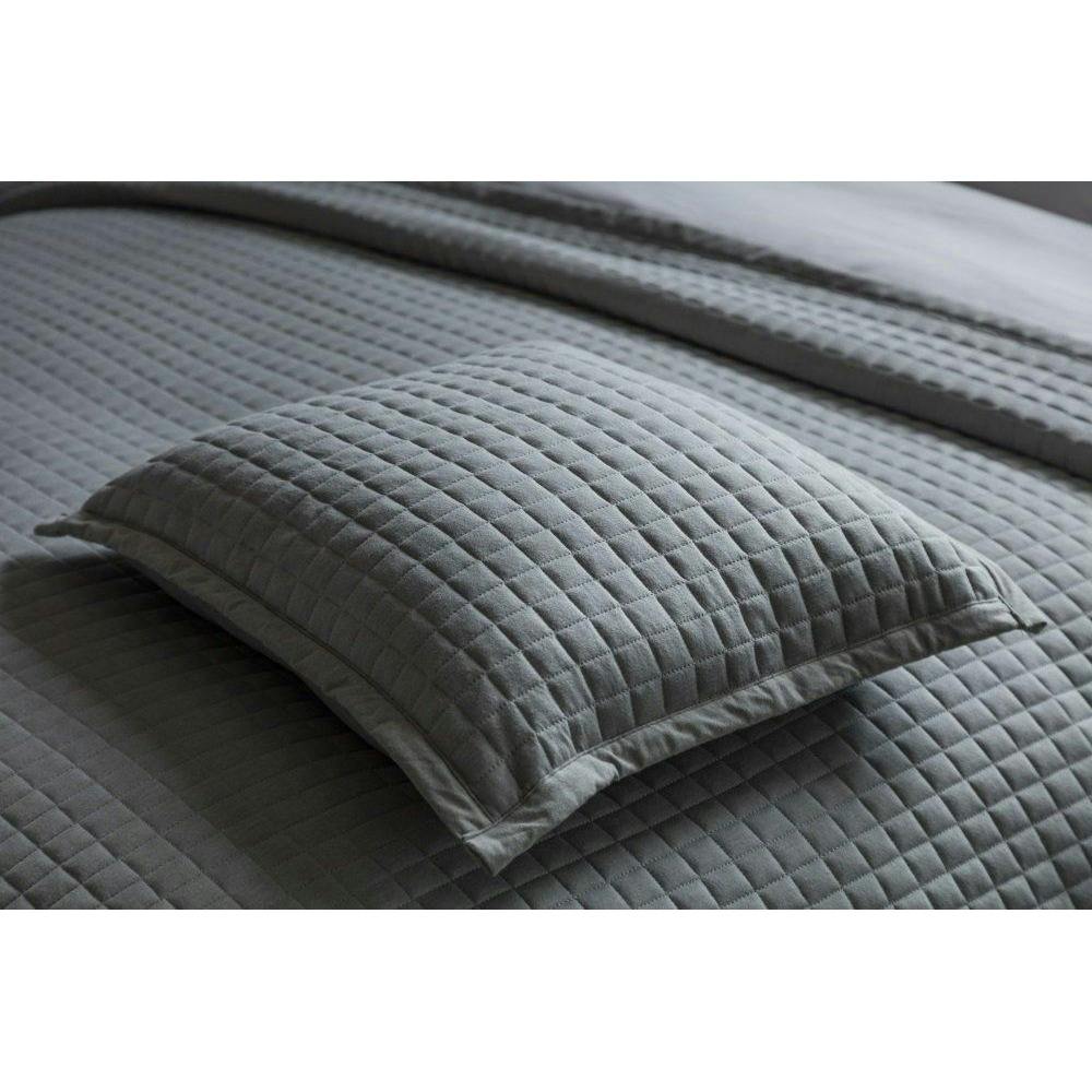 Rackhams Grey Crompton Filled Cushion - One Size - 60% Cotton/40% Polyester