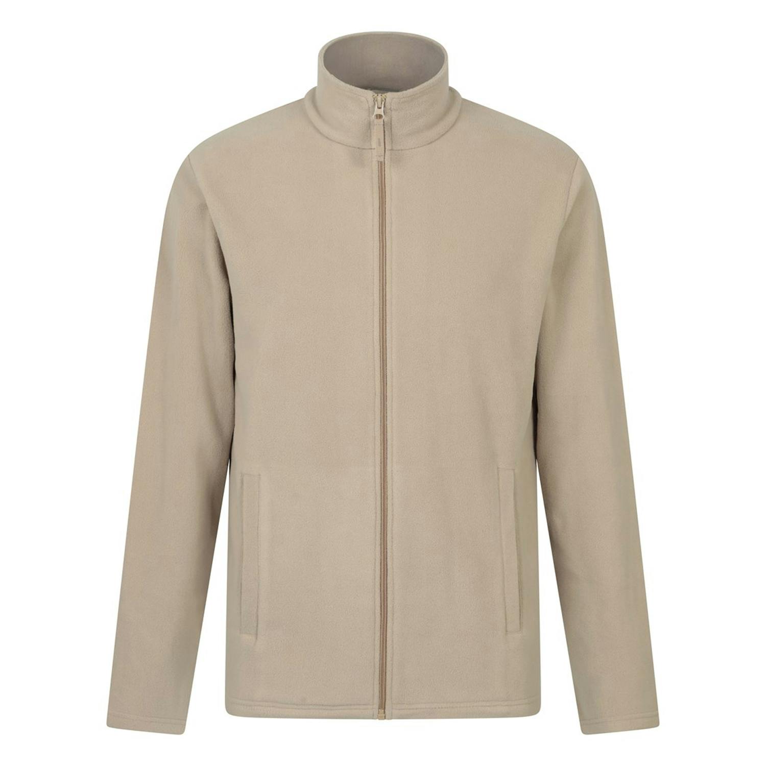 Mountain Warehouse Men's White Raso Full Zip Fleece Top - Off - Xxl - Off - 100% Polyester