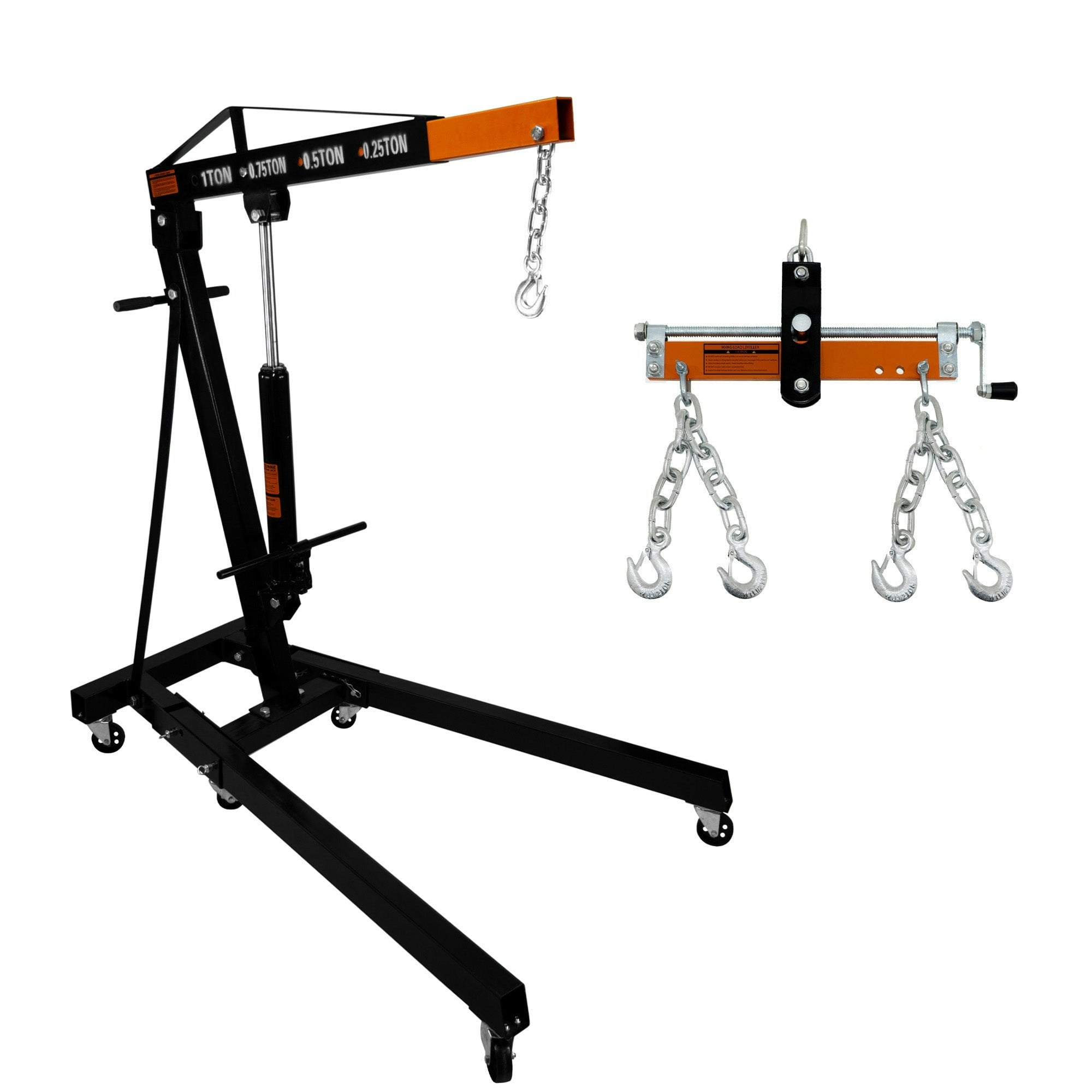T-Mech Engine Crane 1 Tonne & Load Leveller