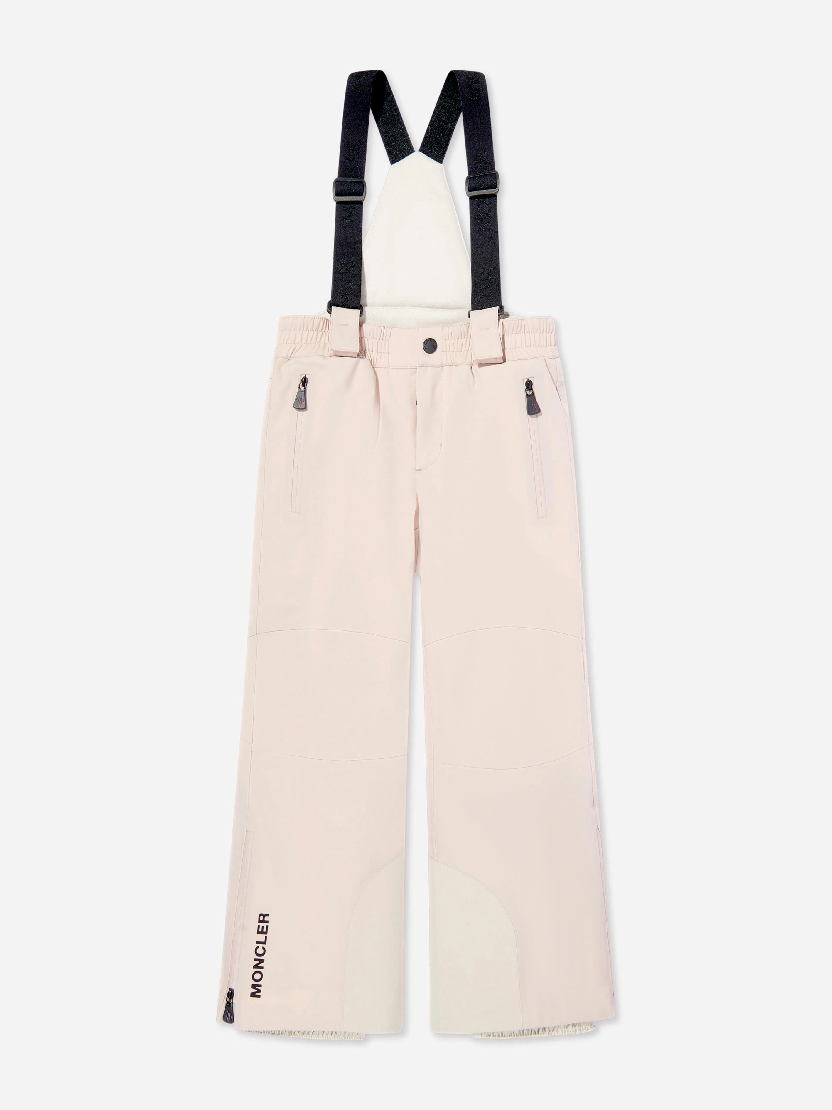 Moncler Enfant Girls Pink Grenoble Ski Trousers In - 8 Yrs