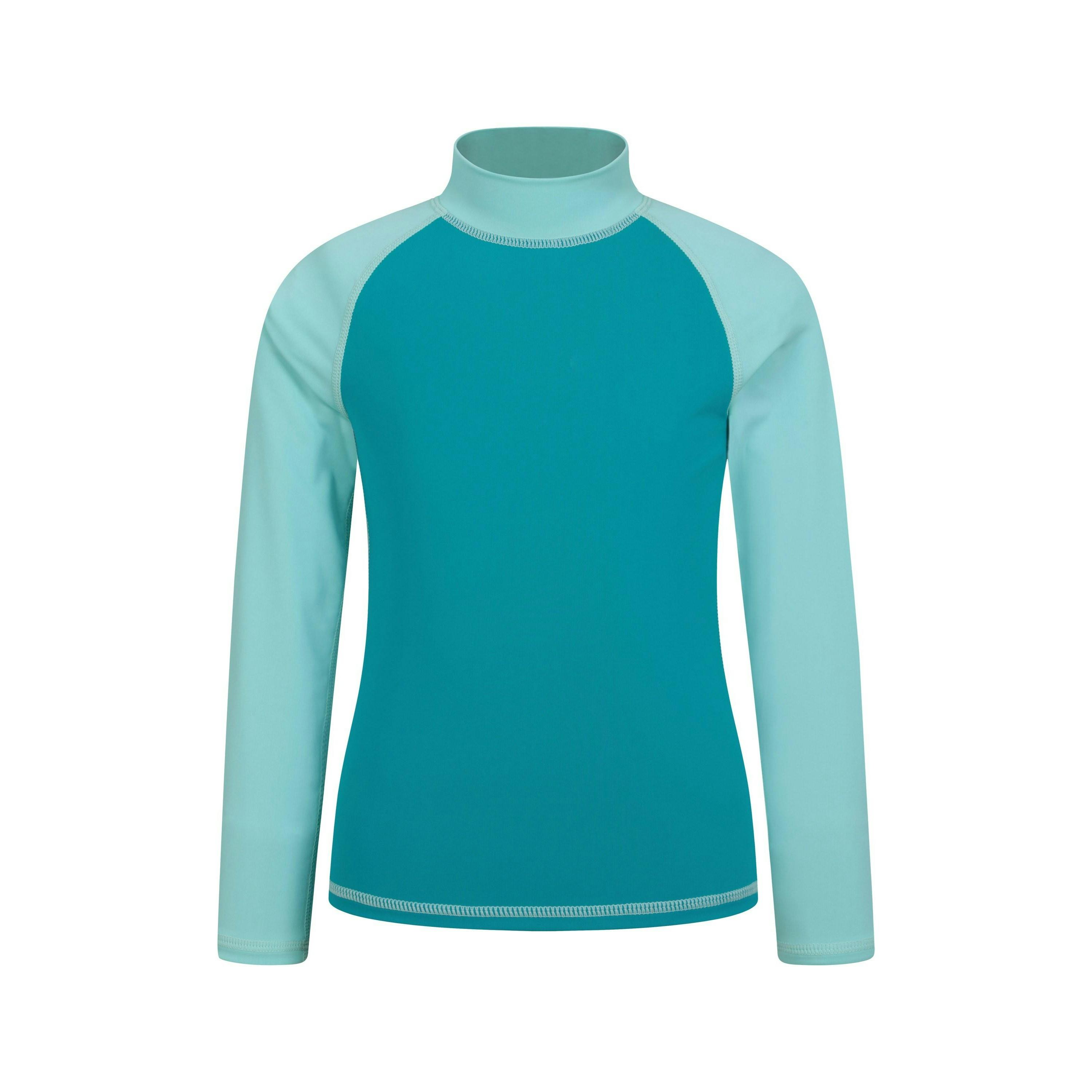Mountain Warehouse Light/Blue Childrens/Kids Long-Sleeved Rash Top - 13 Years