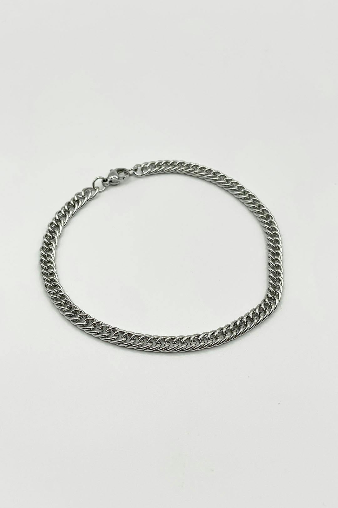 Svnx Unisex Silver Chain Bracelet In - Image 3