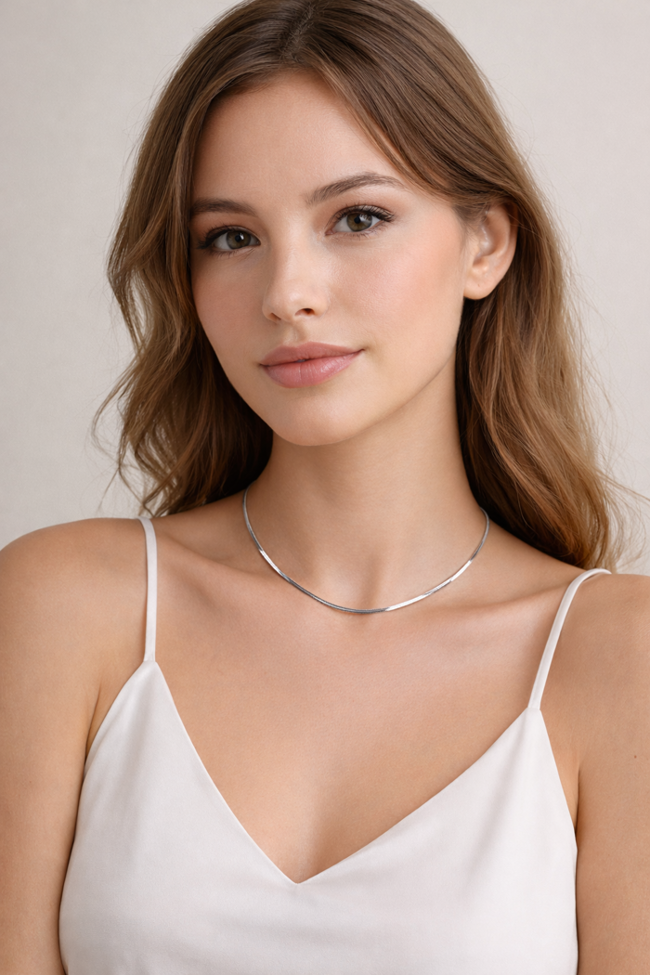 Luxe Tones Silver Catalina Luxe Toned Necklace