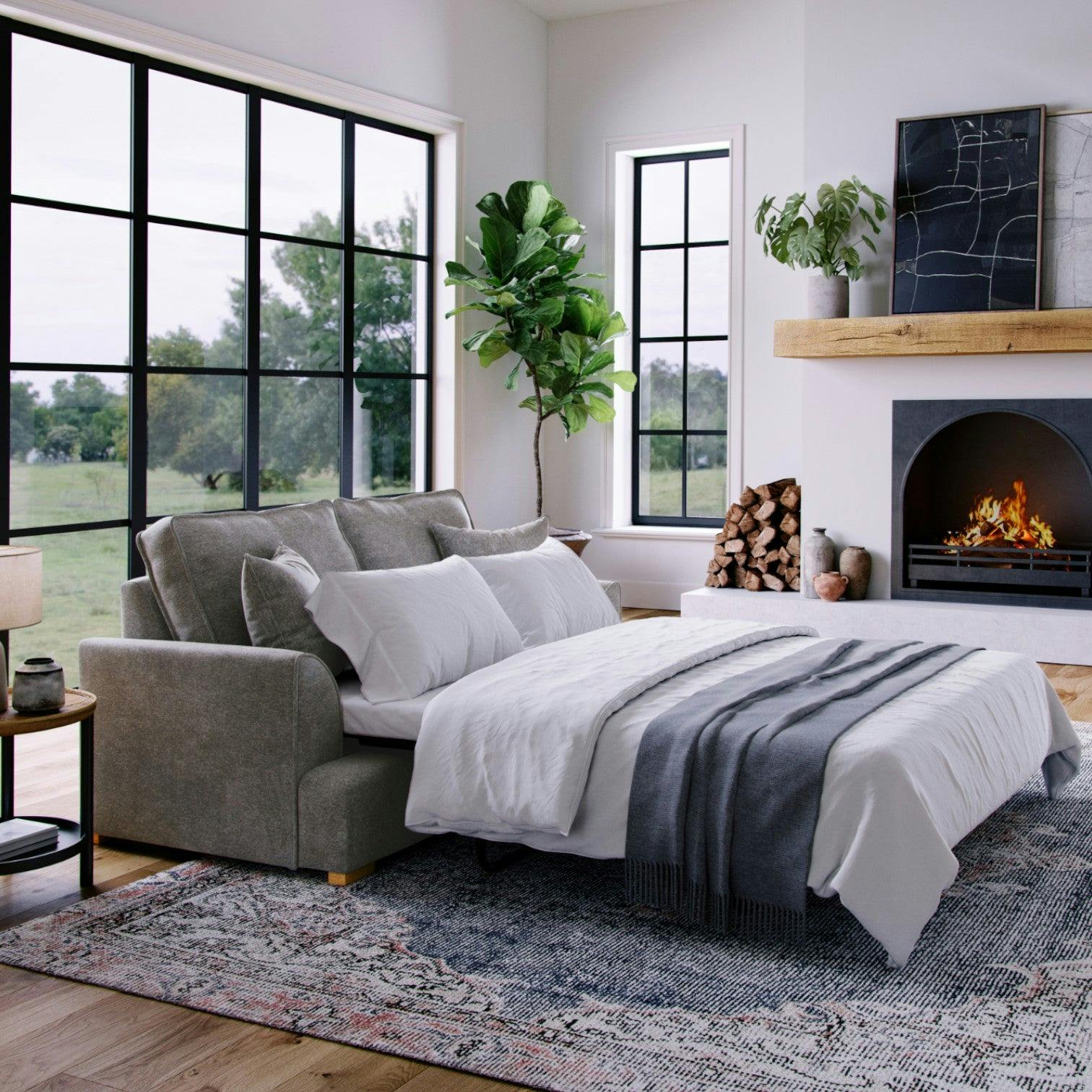 The Great Sofa Company Harrogate Sofa Bed - Steel