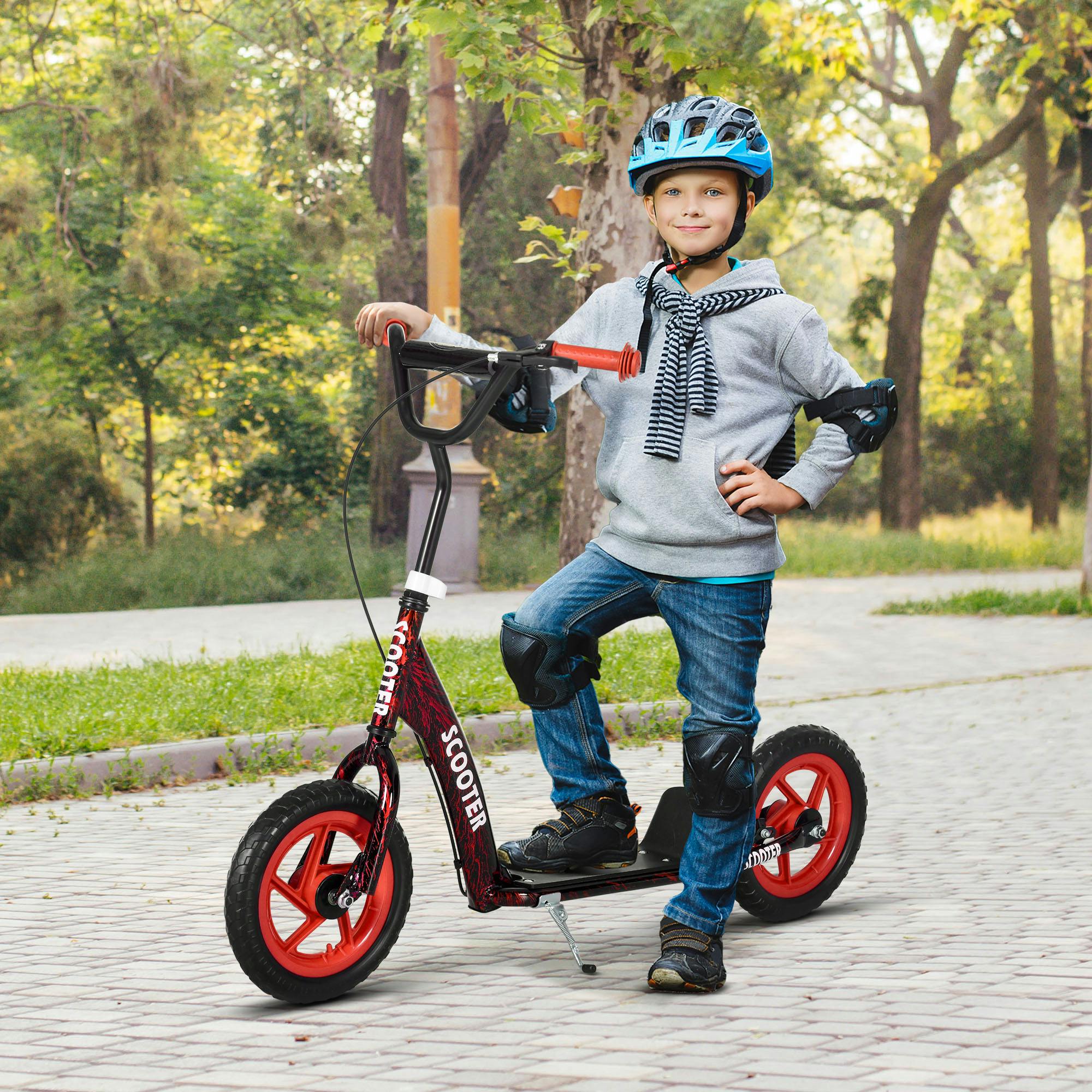 Tommy Toys AIYAPLAY Kids Kick Scooter - Red - Adjustable Handlebar - Image 3