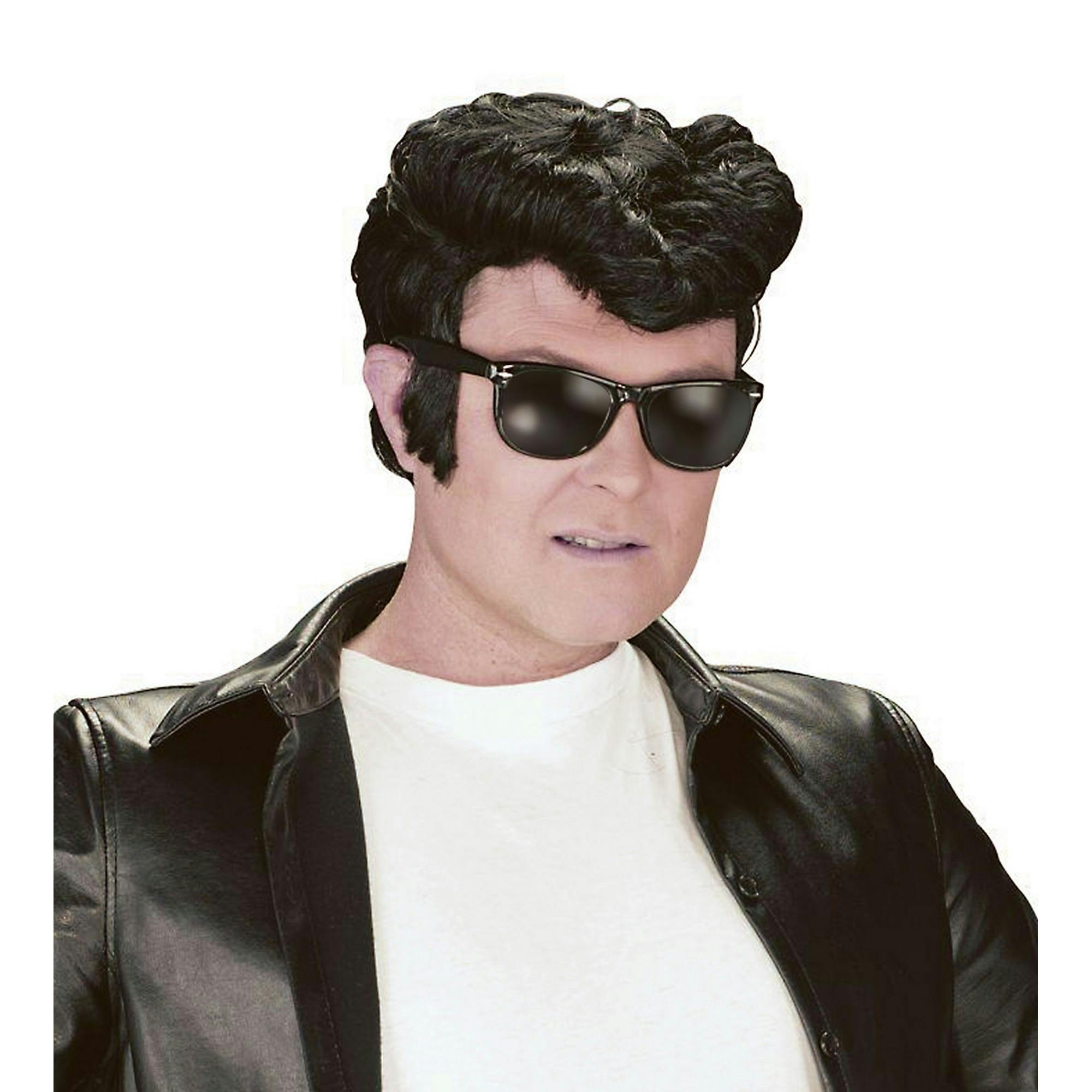 Bristol Novelty Men's Black Greaser Wig - One Size