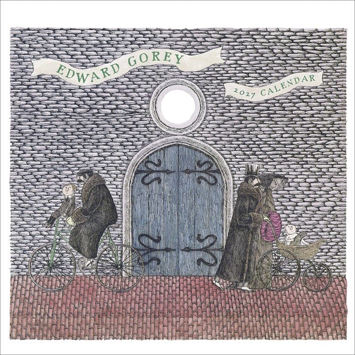 Edward Gorey Calendar 2027, Wall Calendars, Month To View, Art, Gift - Image 7